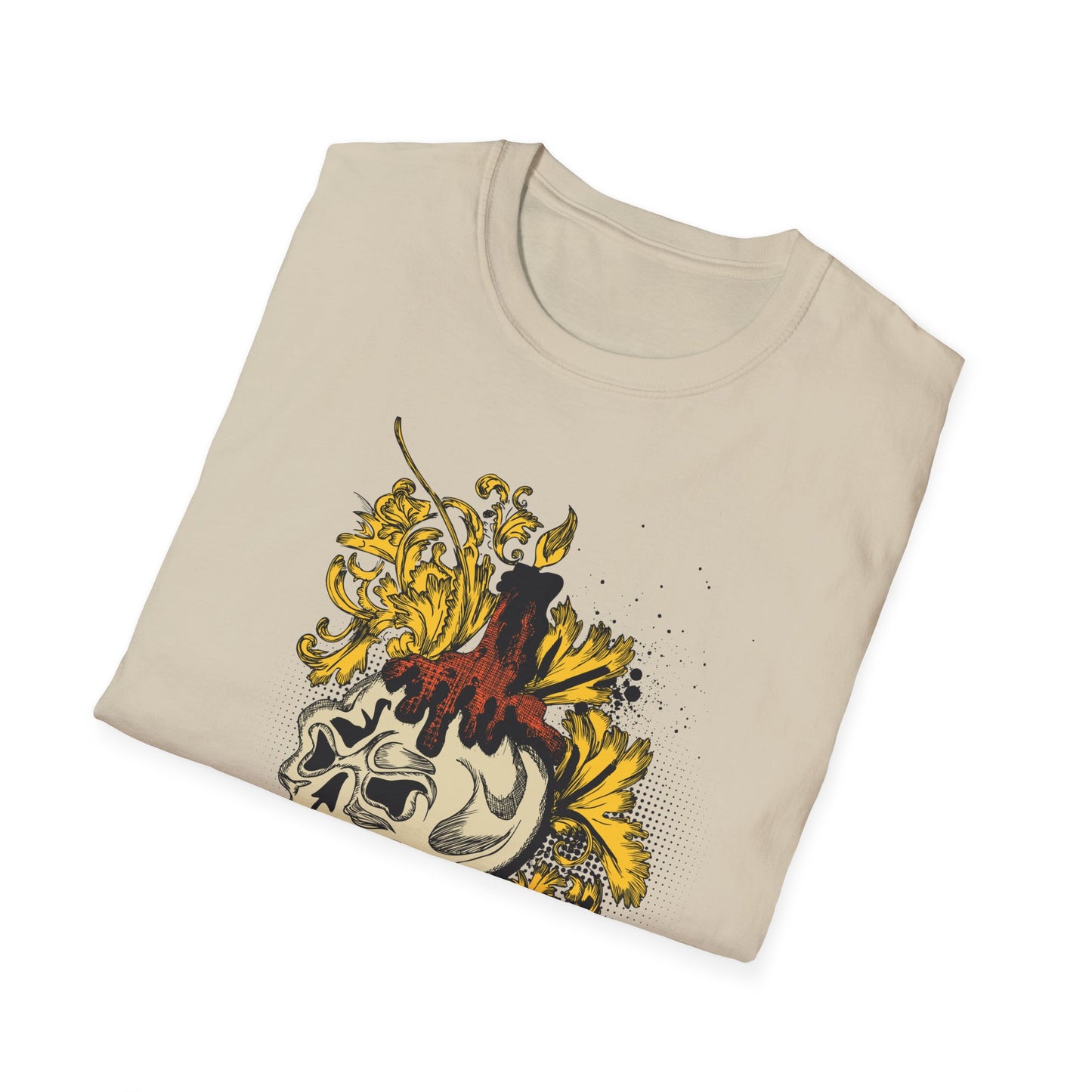 Skull T Shirt, Skull Design Shirt, Skull Art Tee Shirt, T-shirt with Skull 1