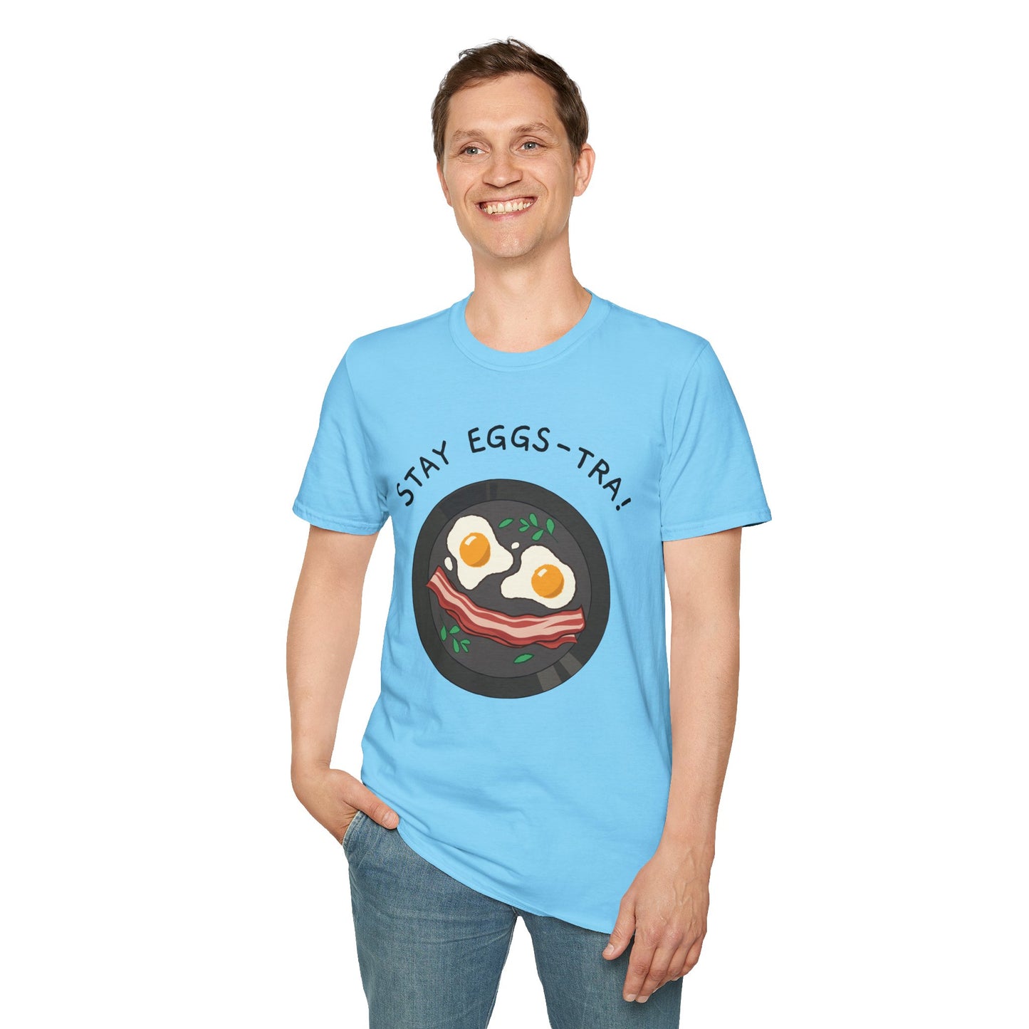 Food Tees, Funny Food T Shirts, Funny T Shirts, Bacon and Egg T Shirt, Egg and Bacon Shirt