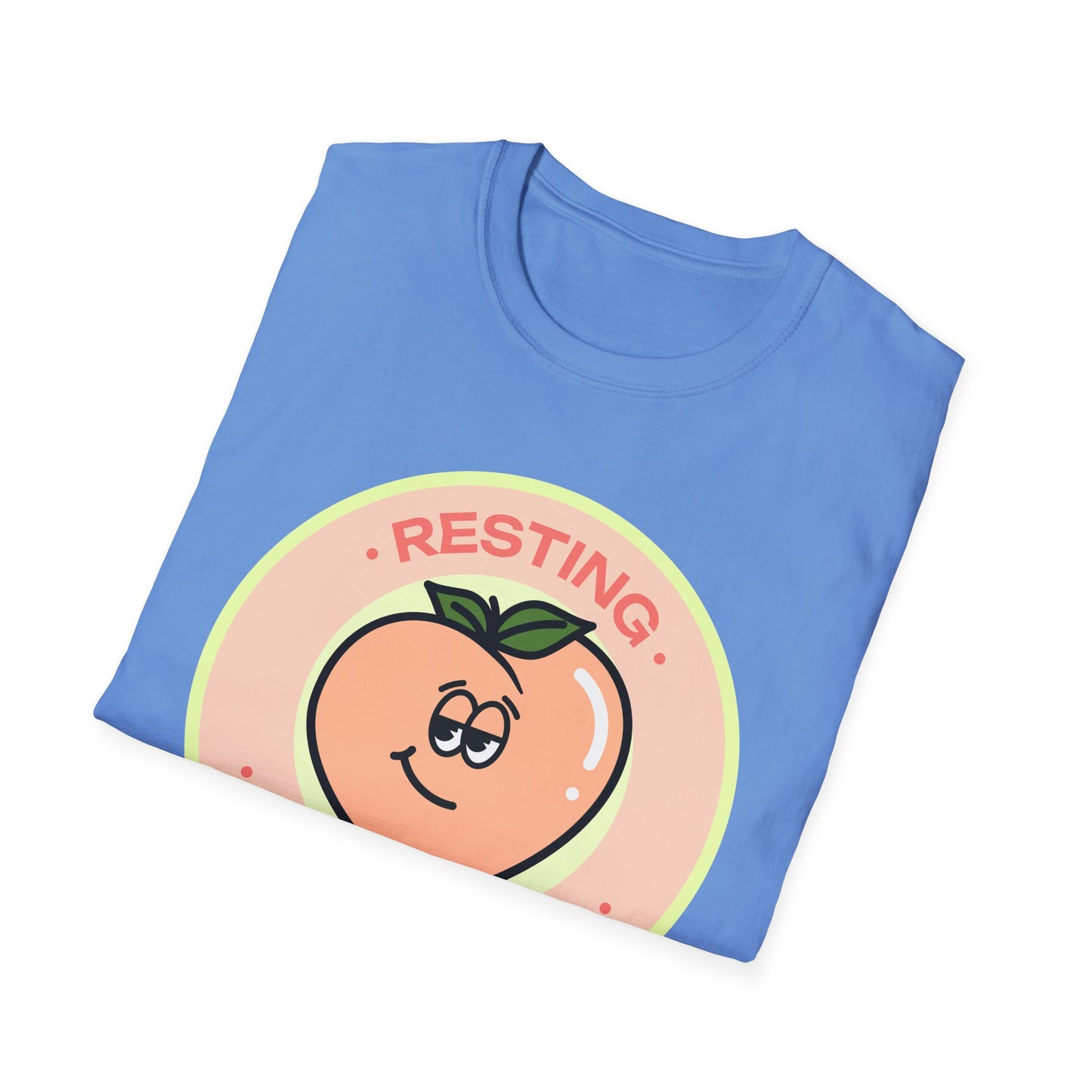 Food Tees, Funny Food T Shirts, Funny T Shirts, Shirt with Fruits, Shirt with Peach