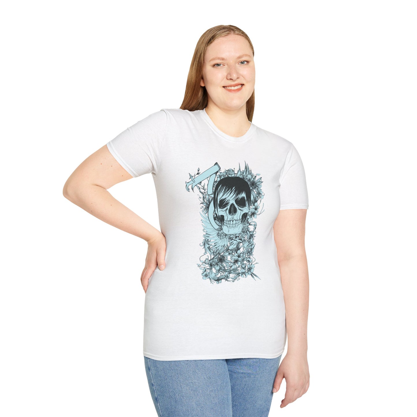 Skull T Shirt, Skull Design Shirt, Skull Art Tee Shirt, T-shirt with Skull 5