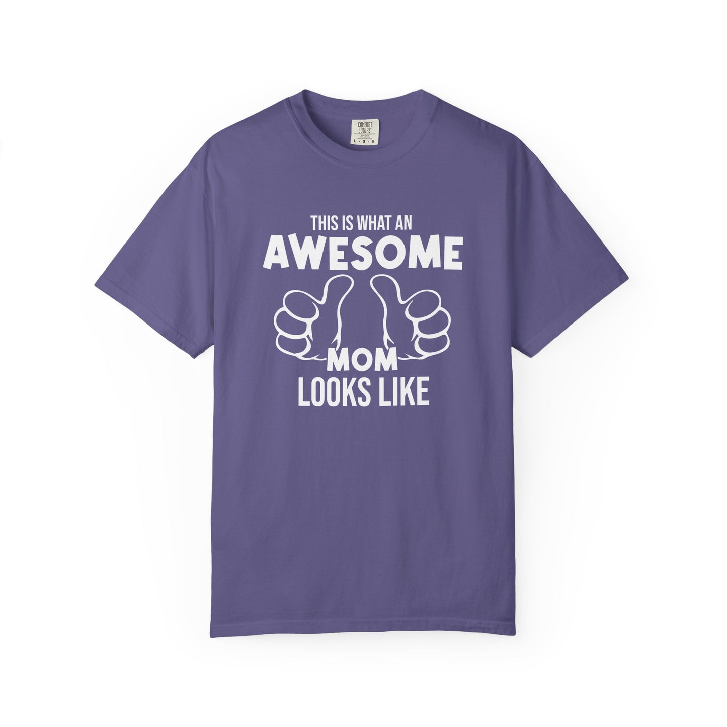 Mom T-shirt Mother's Day Mama Tee Unisex Comfort Colors Garment-Dyed Cotton h25