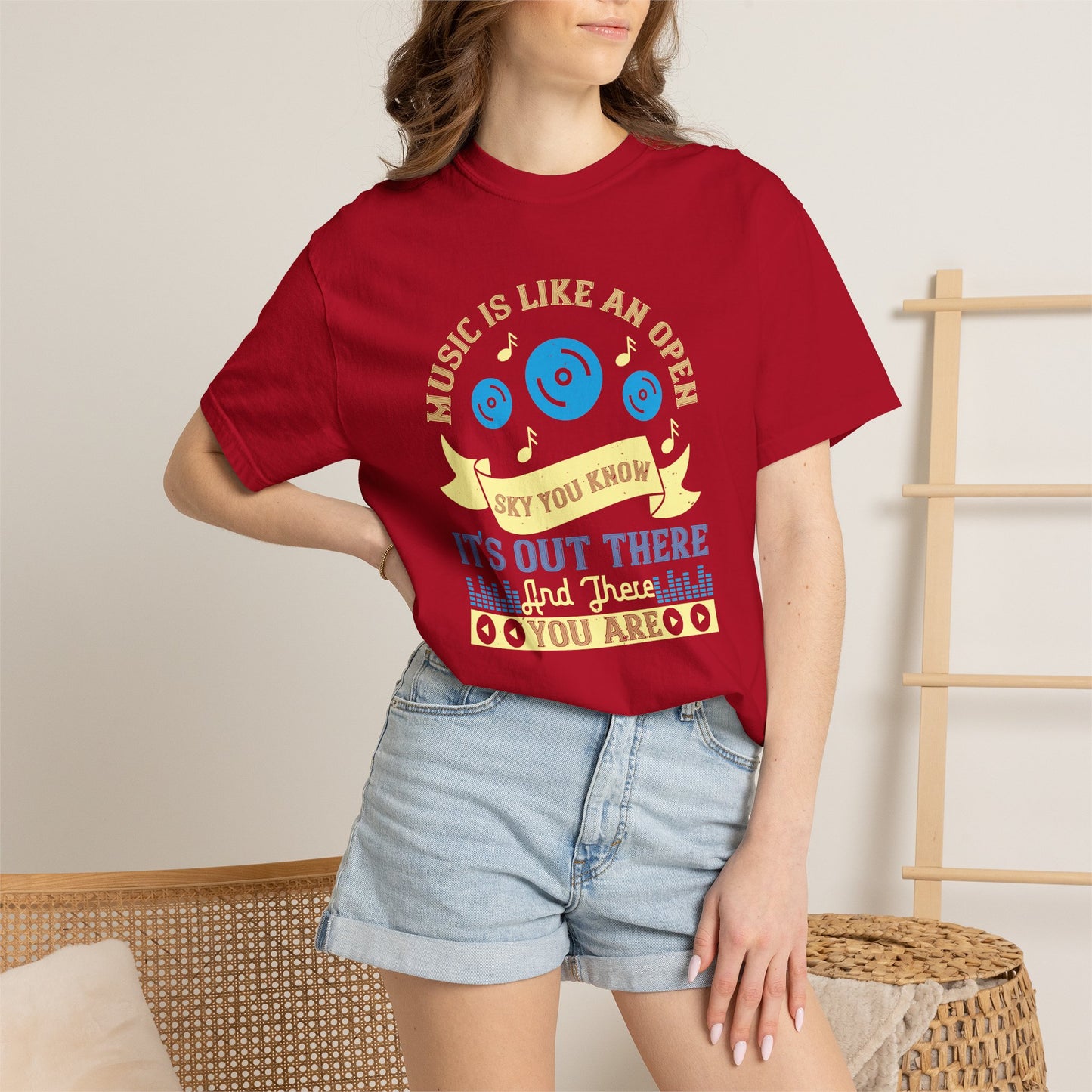 Music Graphic Design Unisex Cotton T-shirt m29