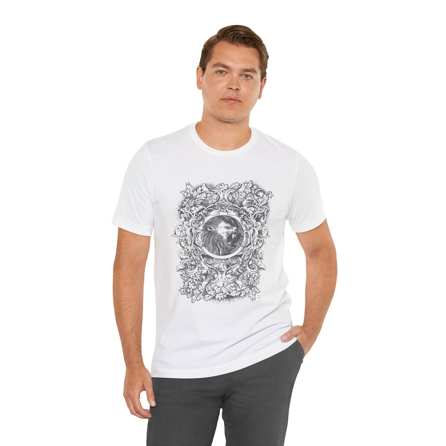 Gothic Illustration Graphic Unisex Cotton T-Shirt r18