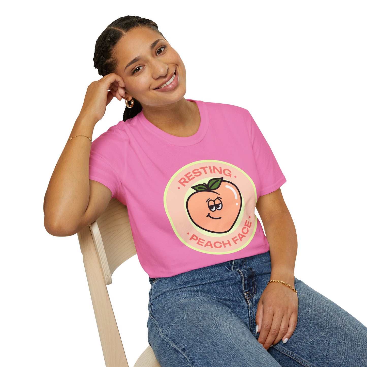 Food Tees, Funny Food T Shirts, Funny T Shirts, Shirt with Fruits, Shirt with Peach
