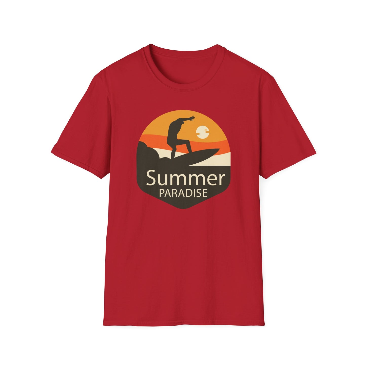 Summer T-Shirt, Summer Design Shirts, Art Tee Shirt with Summer Design - 4