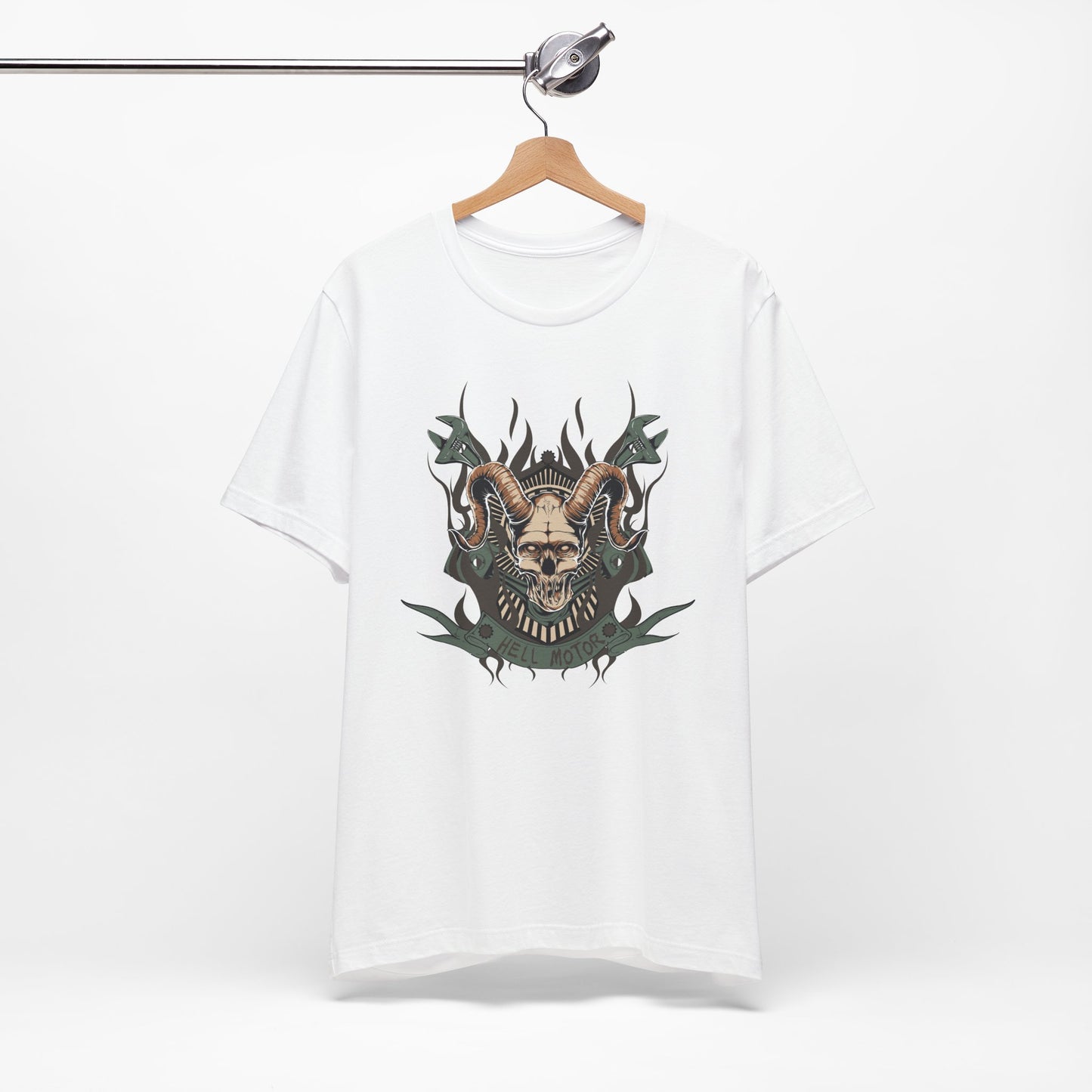 Gothic Skull Graphic Design Unisex Cotton Tee Art-49