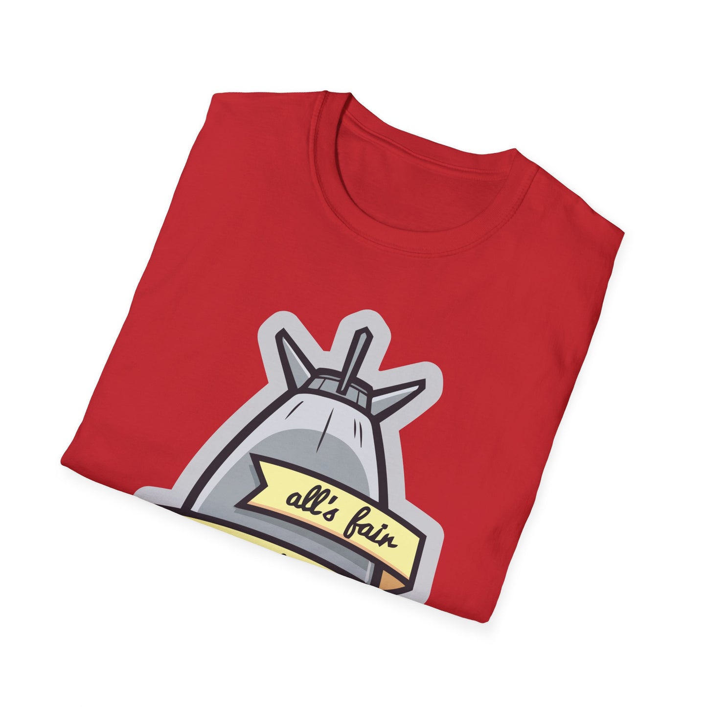 Cartoon T Shirt Animation T Shirt Funny Tee Shirt Unisex Gildan Softstyle 64000 100 Percent Cotton