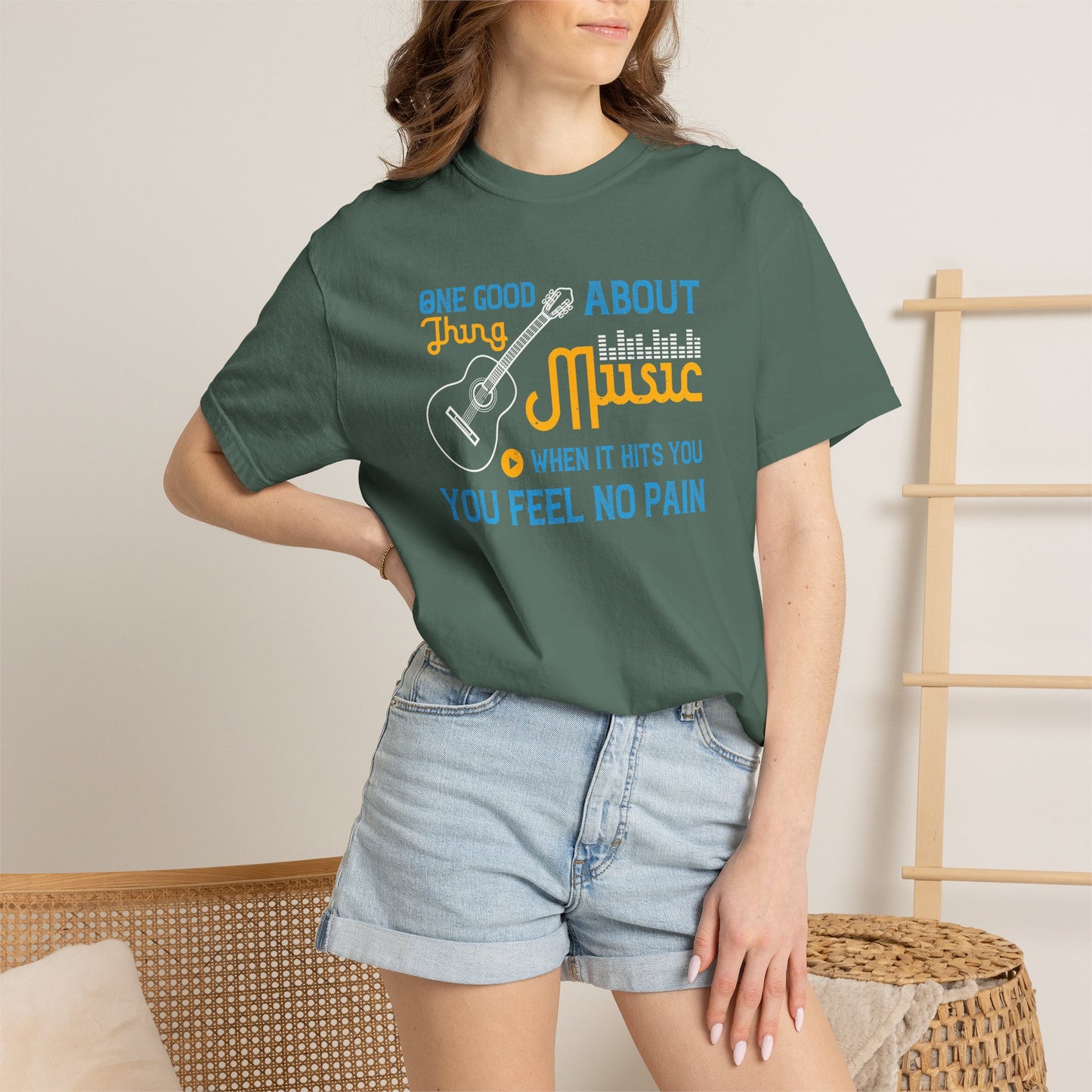 Music Graphic Design Unisex Cotton T-shirt m40