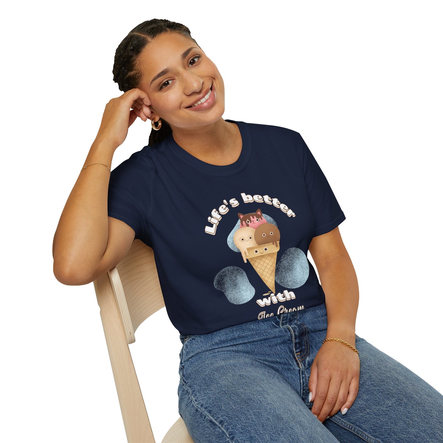 Food Tees, Funny Food T Shirts, Funny T Shirts, Shirt with Food, Junk Food Tees, Shirt with Ice Cream, Ice Cream T-Shirt