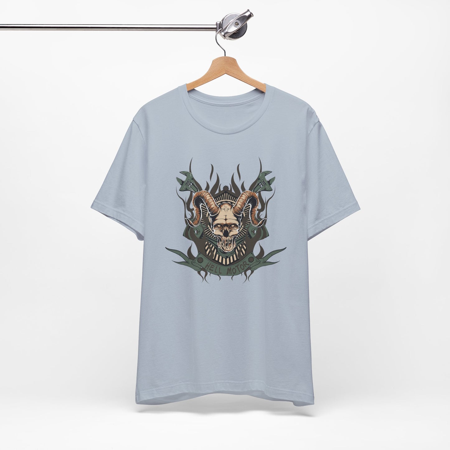Gothic Skull Graphic Design Unisex Cotton Tee Art-49