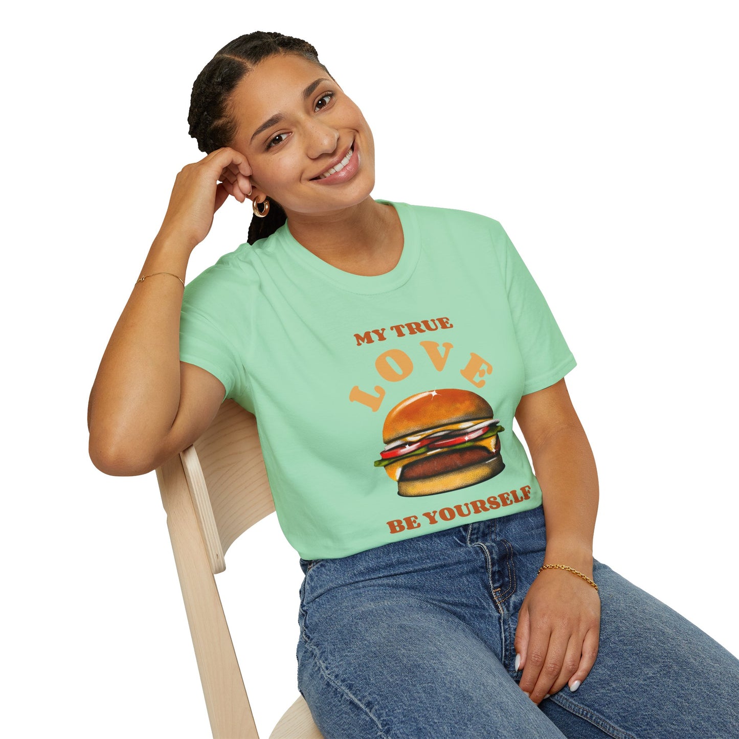 Food Tees, Funny Food T Shirts, Funny T Shirts, Shirt with Food, Junk Food Tees, Shirt with Burger, Burger T-Shirt