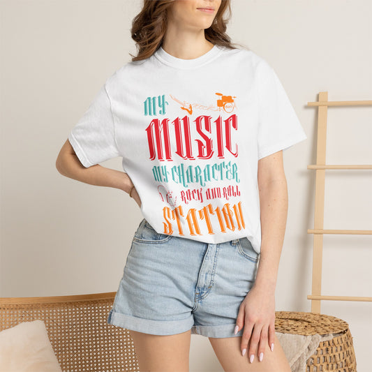 Music Graphic Design Unisex Cotton T-shirt 039