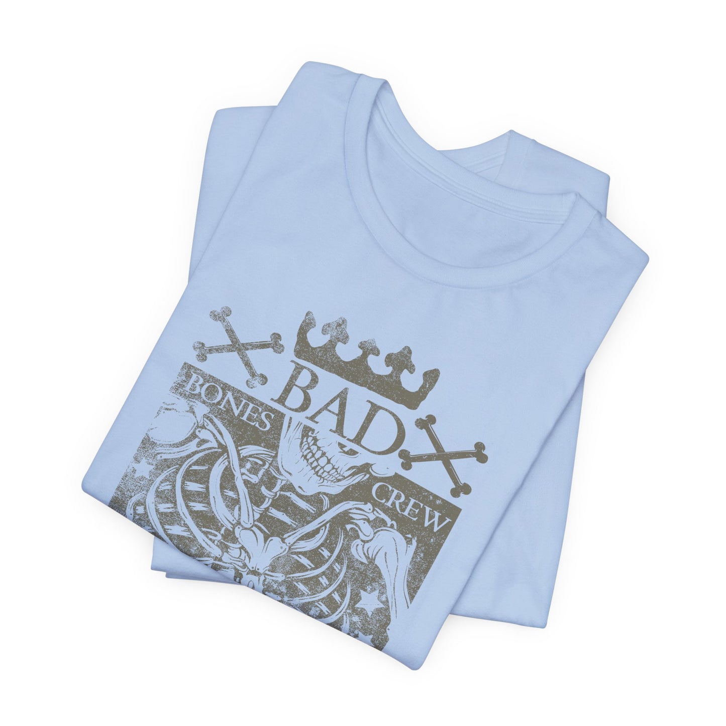 Skeleton Ribcage Tee Bones Crew Graphic Shirt A-10