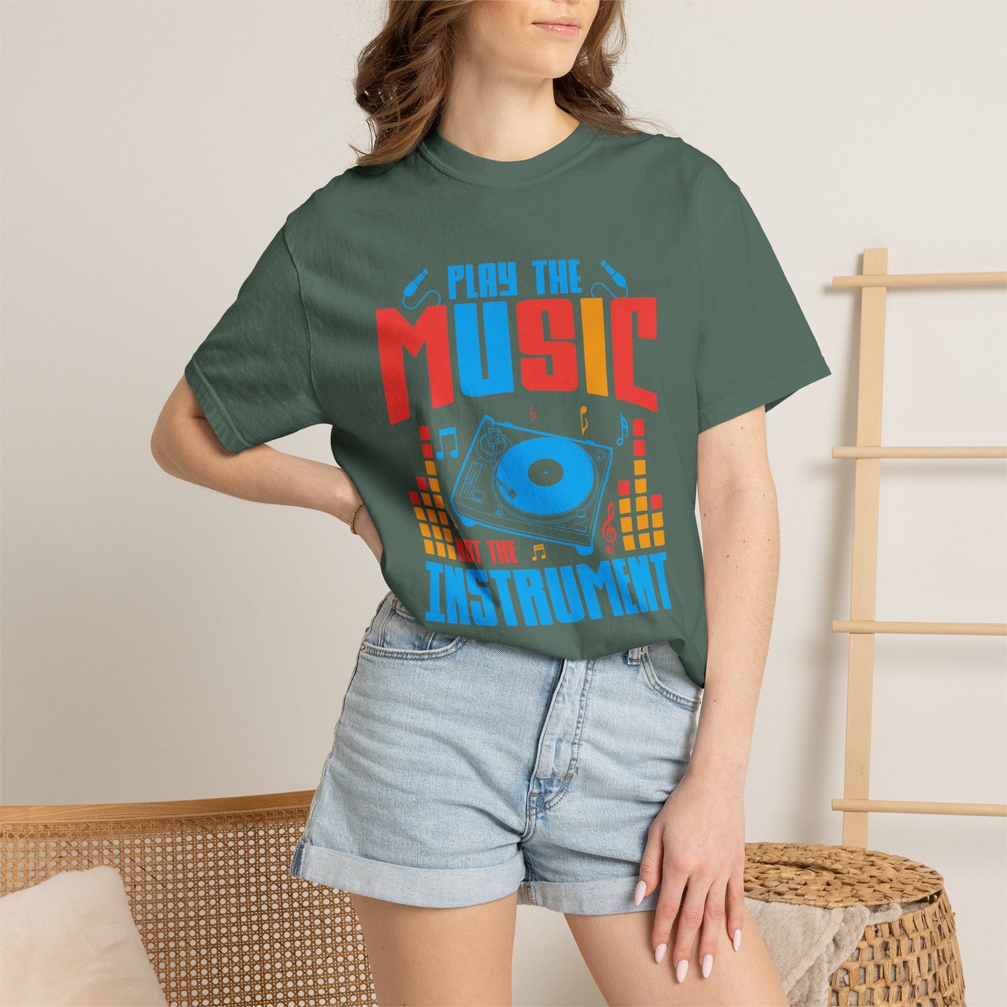 Music Graphic Design Unisex Cotton T-shirt 017