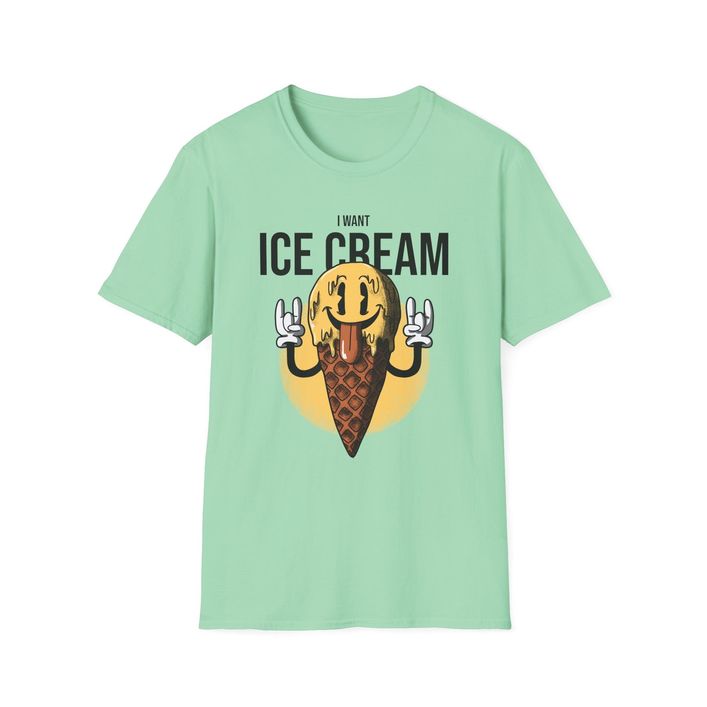 Food Tees, Funny Food T Shirts, Funny T Shirts, Shirt with Food, Junk Food Tees, Shirt with Ice Cream, Ice Cream T-Shirt