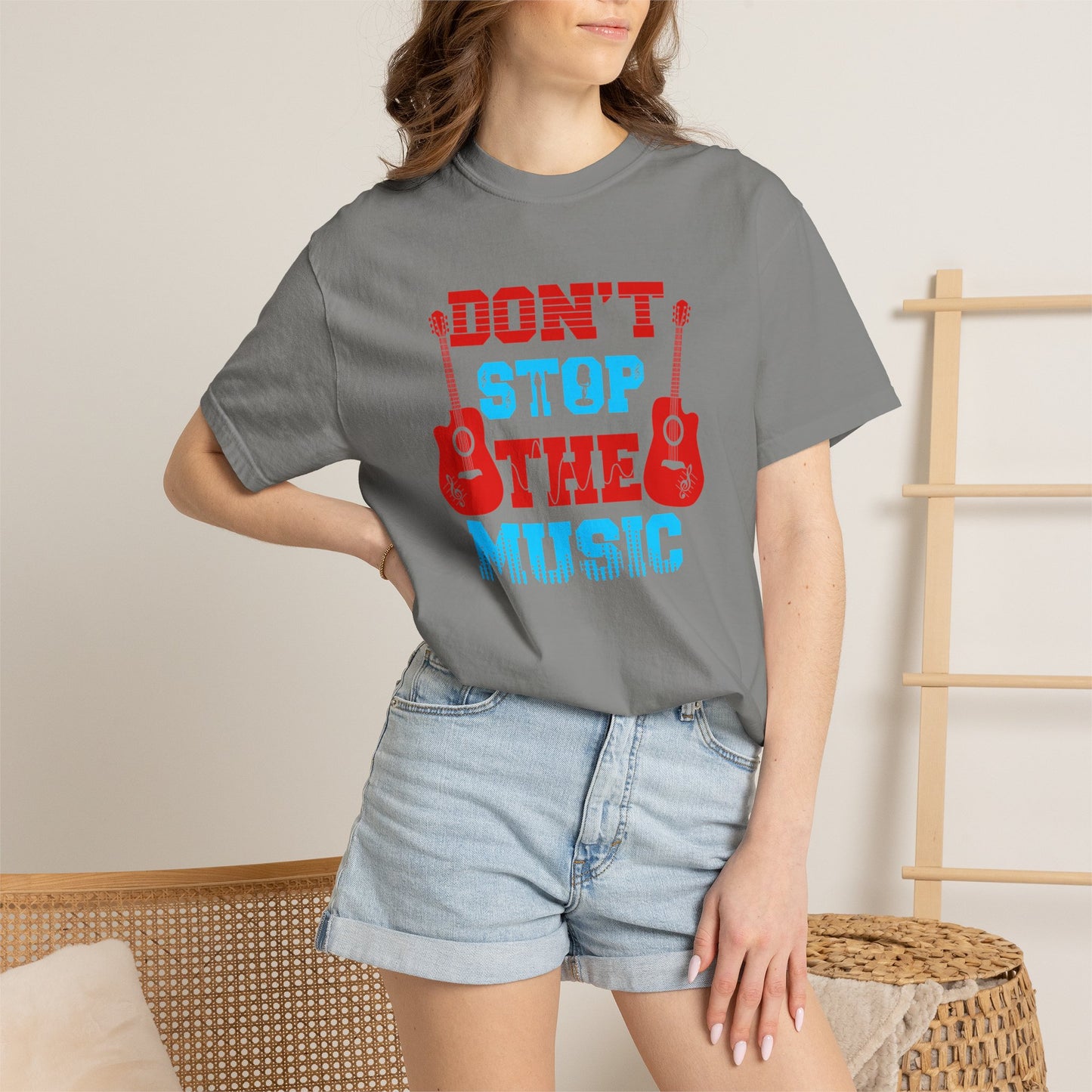 Music Graphic Design Unisex Cotton T-shirt  042