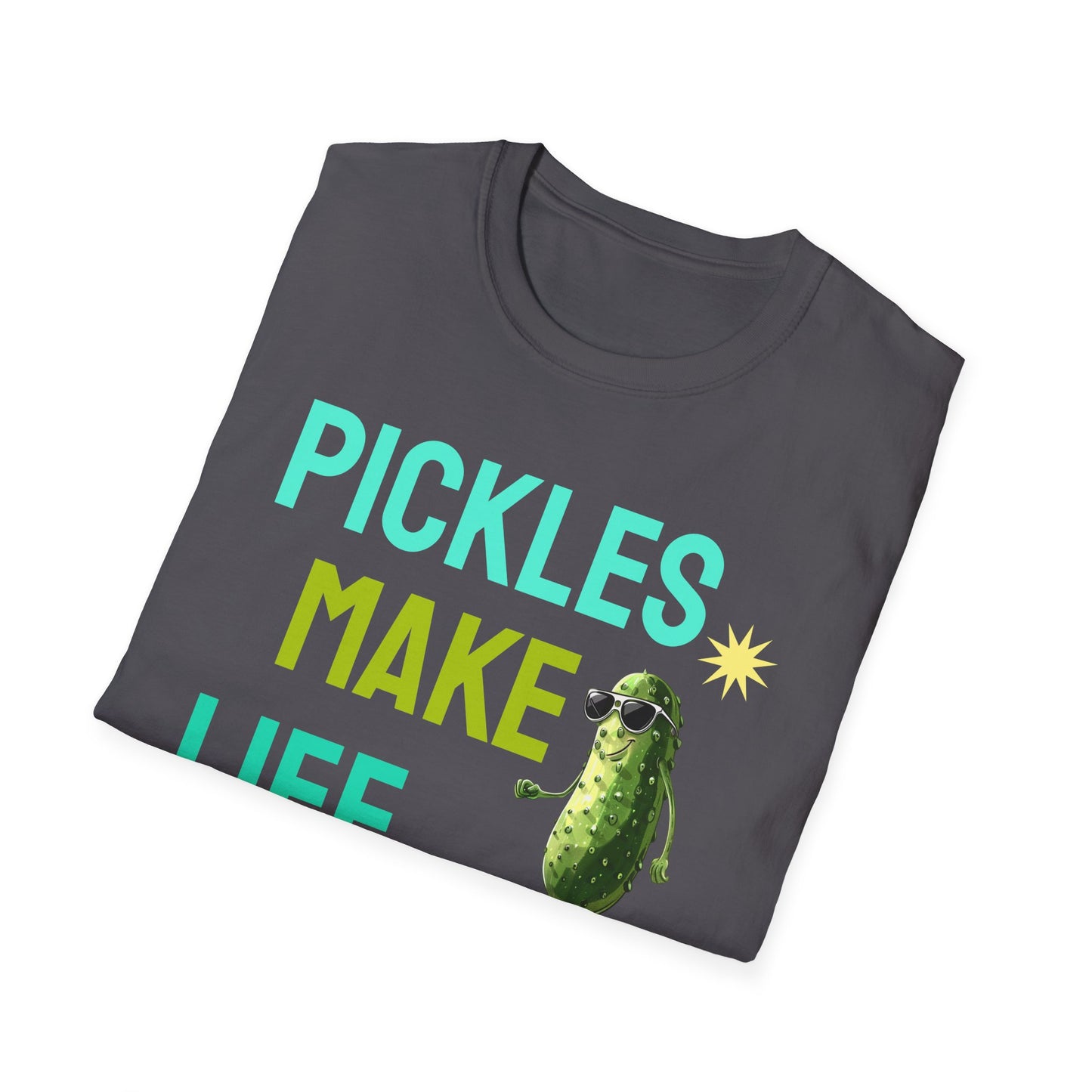 Food Tees, Funny Food T Shirts, Funny T Shirts, Shirt with Vegetables, Shirt with Pickle