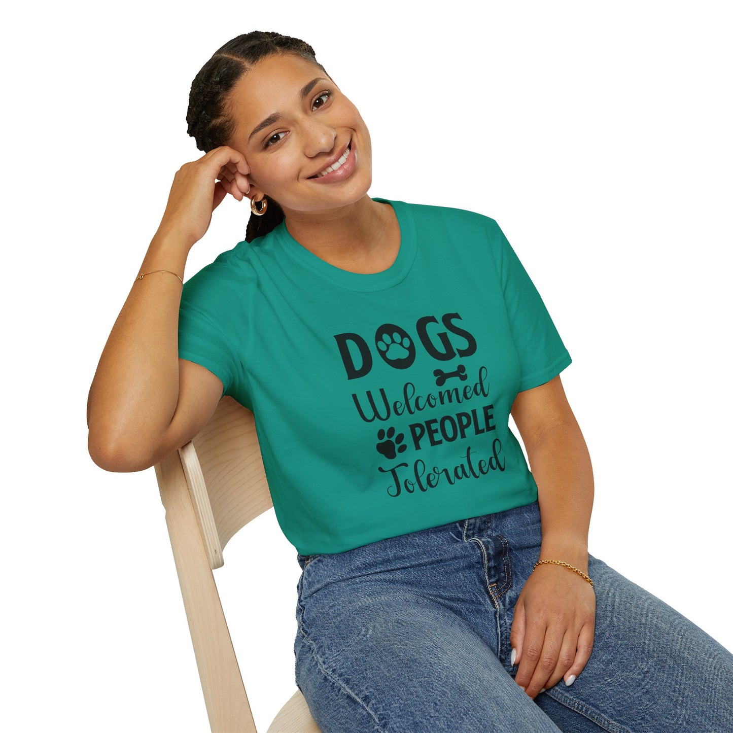 Dog Slogan T Shirts With Funny Words Tee Shirt Featuring Funny Quotes Unisex Gildan Softstyle 64000 Ringspun Cotton