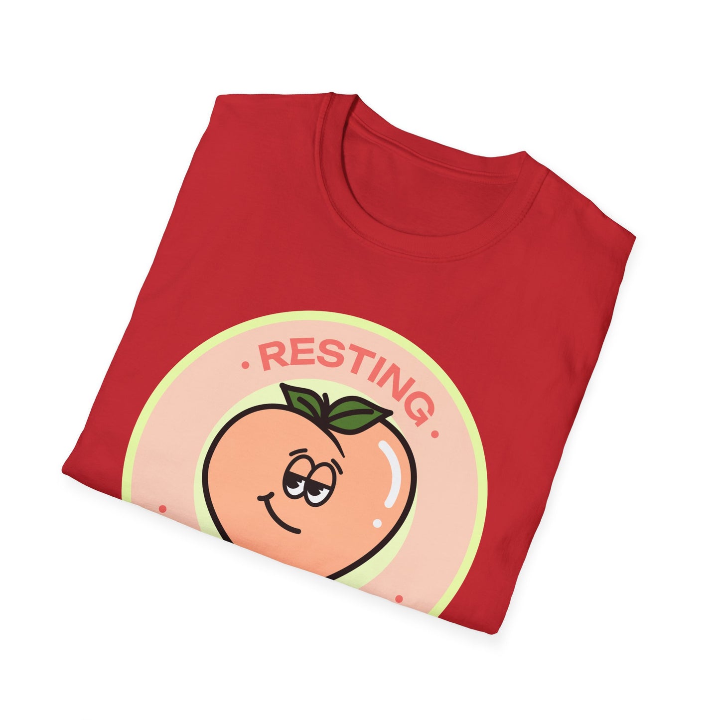 Food Tees, Funny Food T Shirts, Funny T Shirts, Shirt with Fruits, Shirt with Peach
