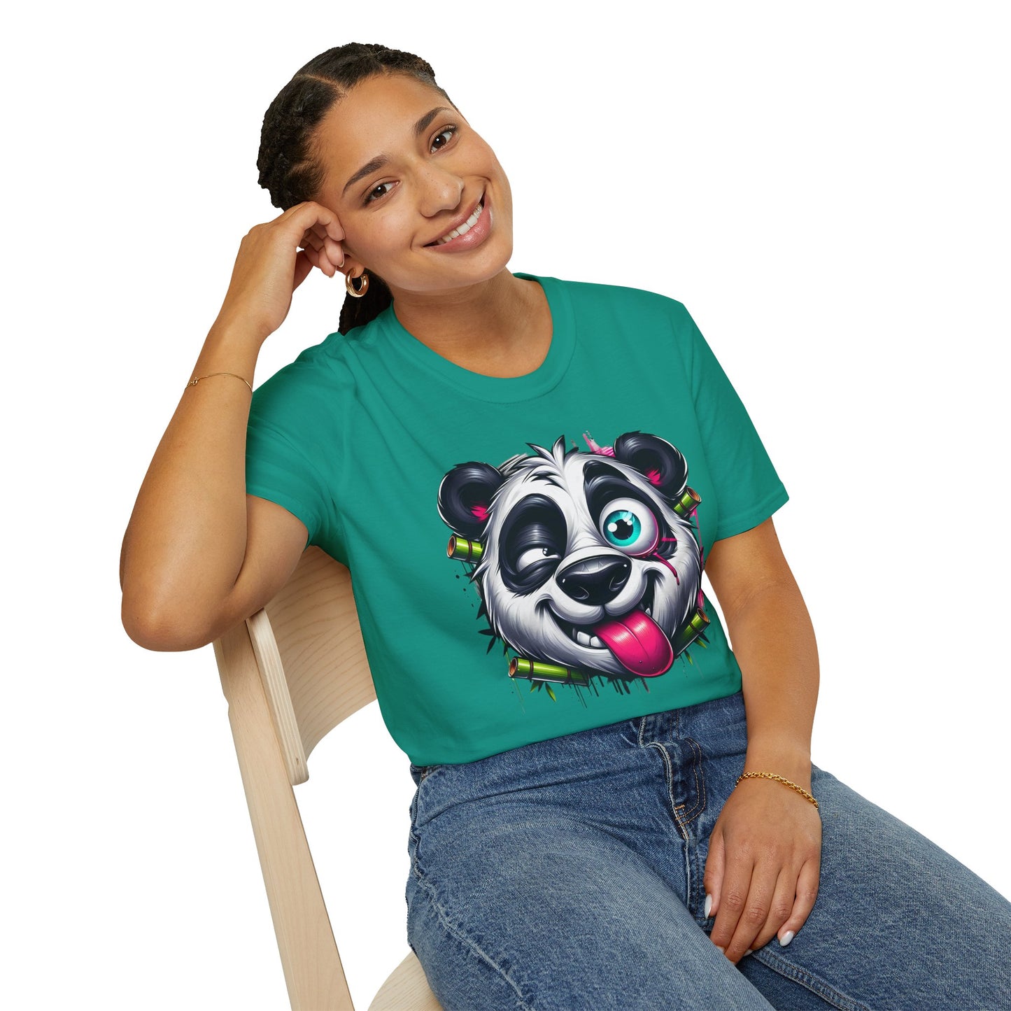 Animals Tees, Funny Animals Shirt, T Shirts with Funny Animals, T-Shirt with Panda, Panda Tees
