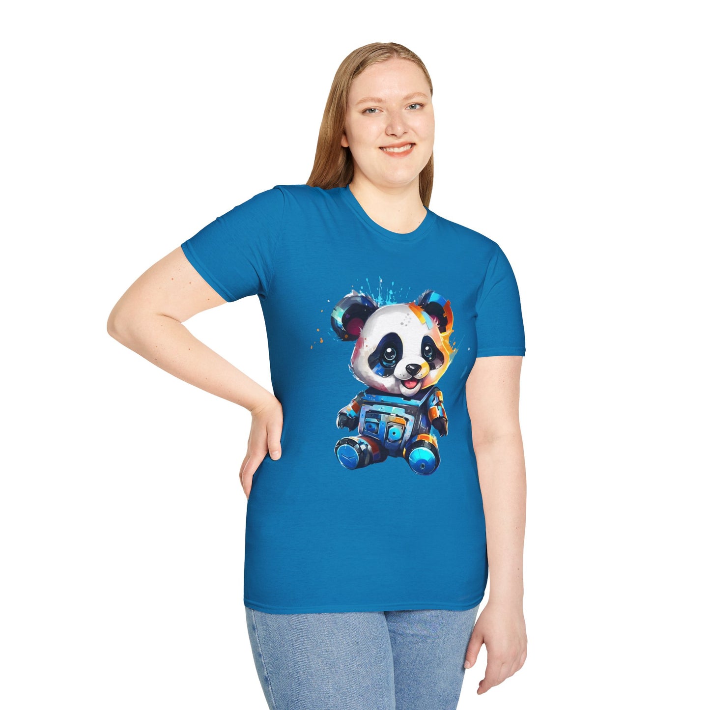 Animals Tees, Funny Animals Shirt, T Shirts with Funny Animals, T-Shirt with Panda, Panda Tees