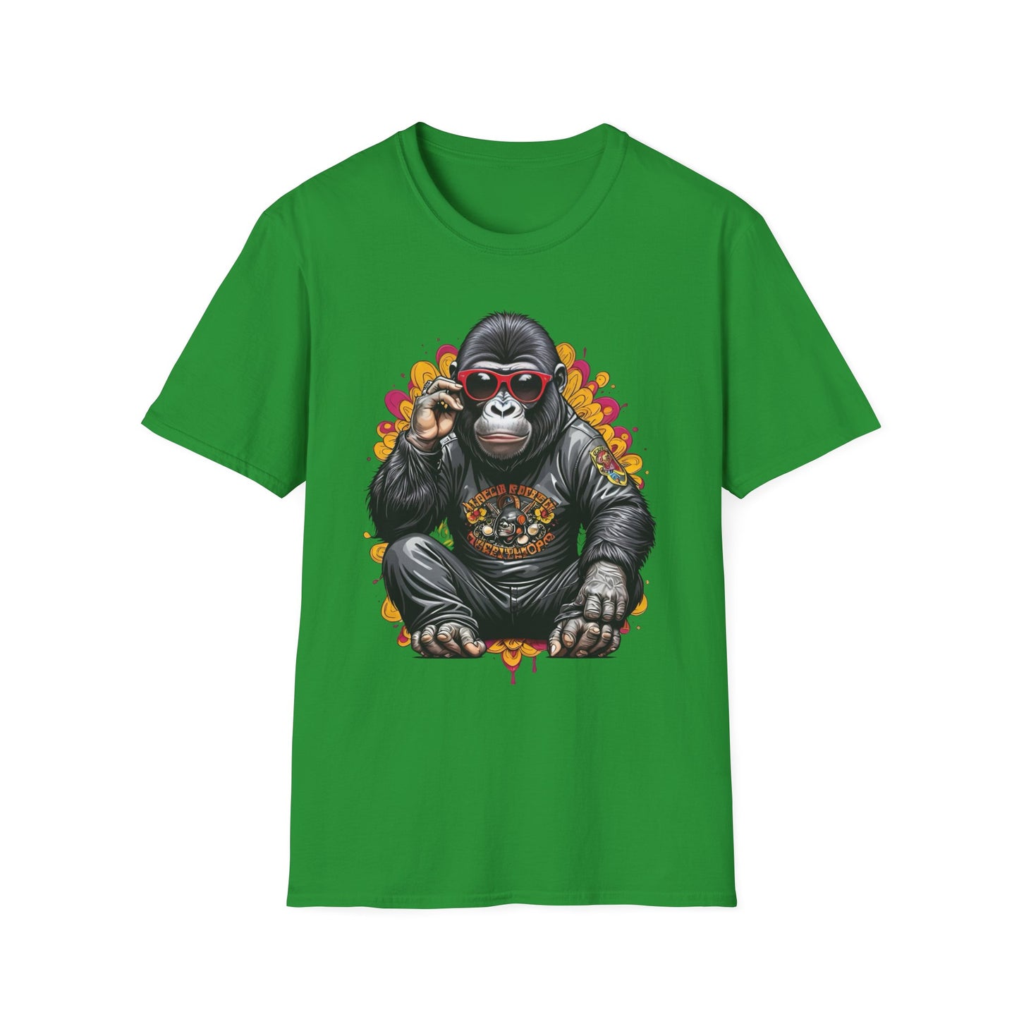 Animals Tees, Funny Animals Shirt, T Shirts with Funny Animals, T-Shirt with Gorilla, Monkey Tees
