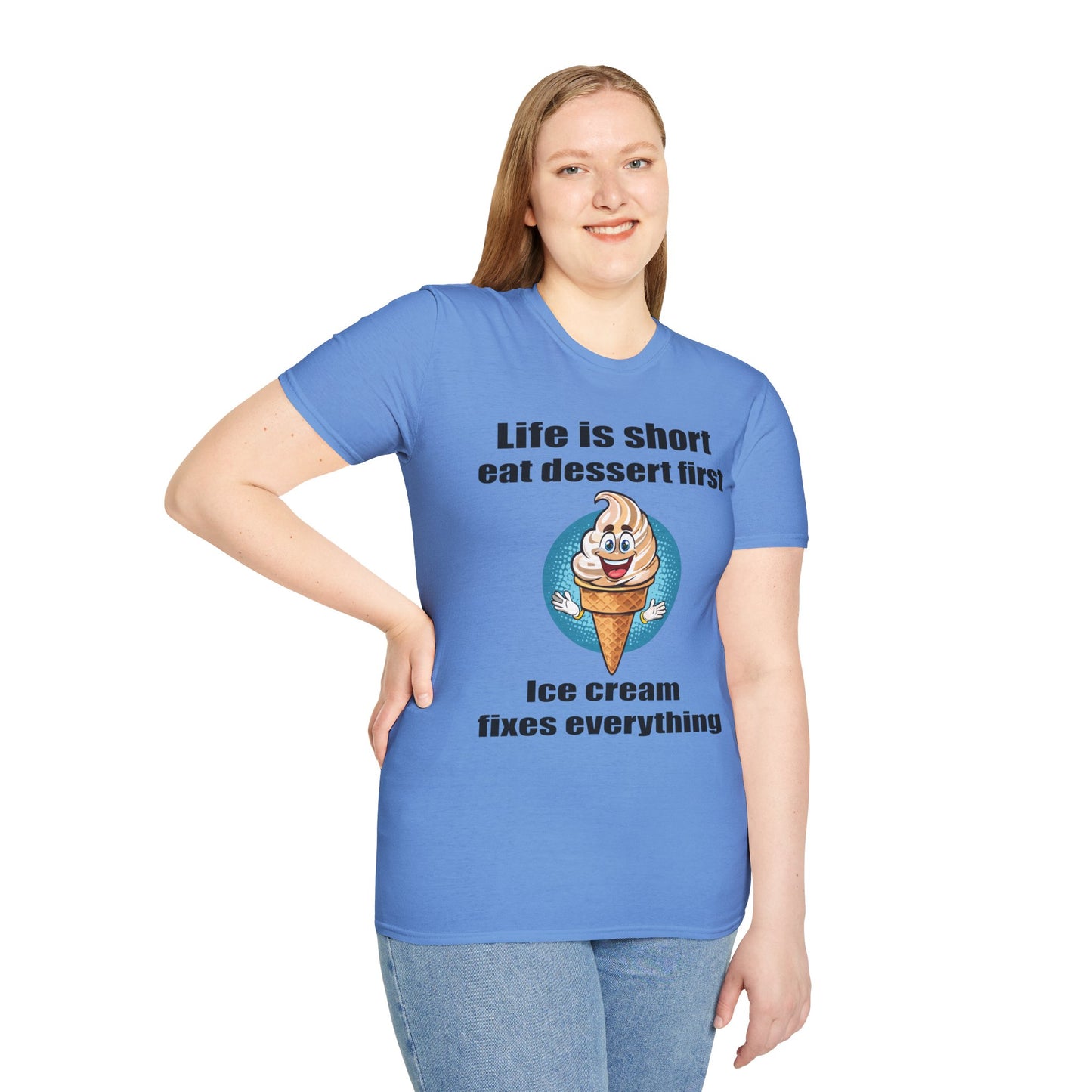 Food Tees, Funny Food T Shirts, Funny T Shirts, Shirt with Food, Junk Food Tees, Shirt with Ice Cream, Ice Cream T-Shirt