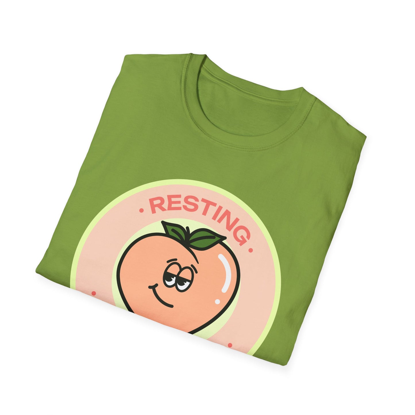Food Tees, Funny Food T Shirts, Funny T Shirts, Shirt with Fruits, Shirt with Peach