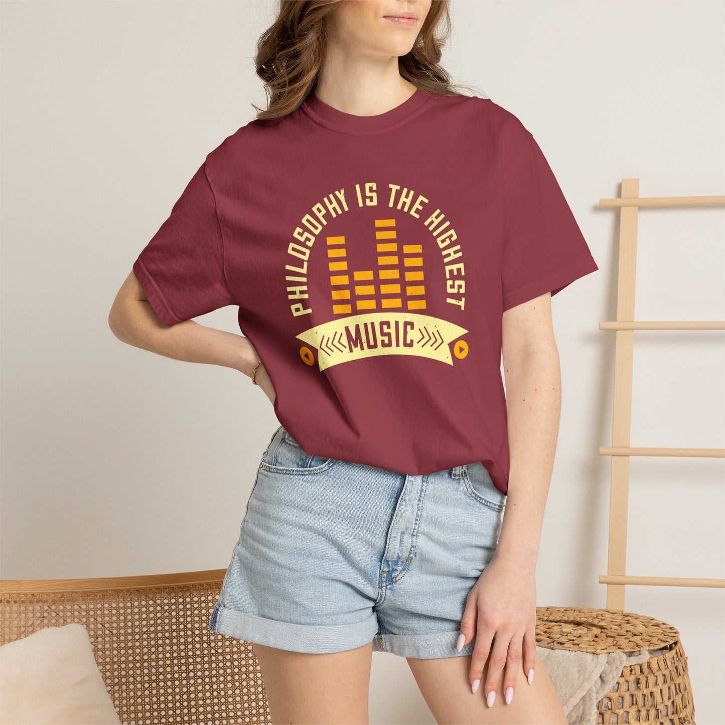 Music Graphic Design Unisex Cotton T-shirt  m42