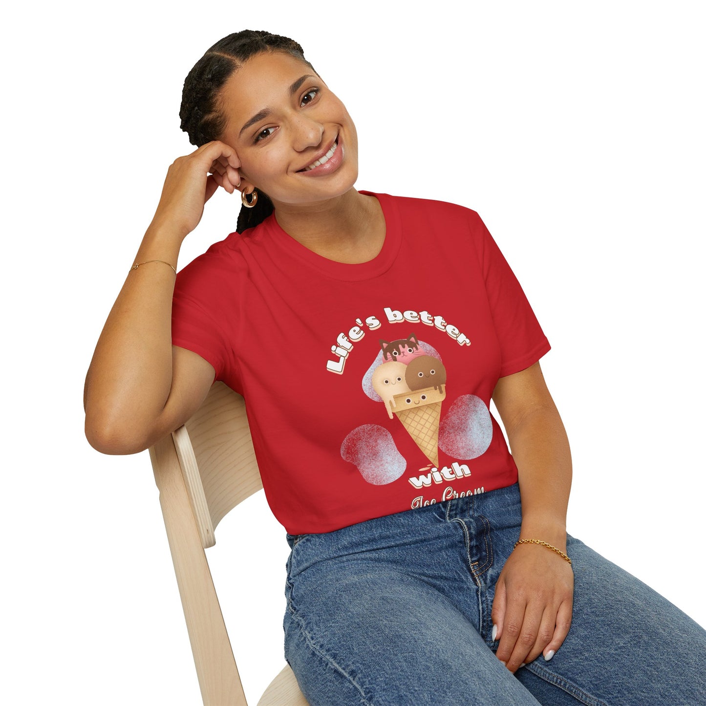 Food Tees, Funny Food T Shirts, Funny T Shirts, Shirt with Food, Junk Food Tees, Shirt with Ice Cream, Ice Cream T-Shirt
