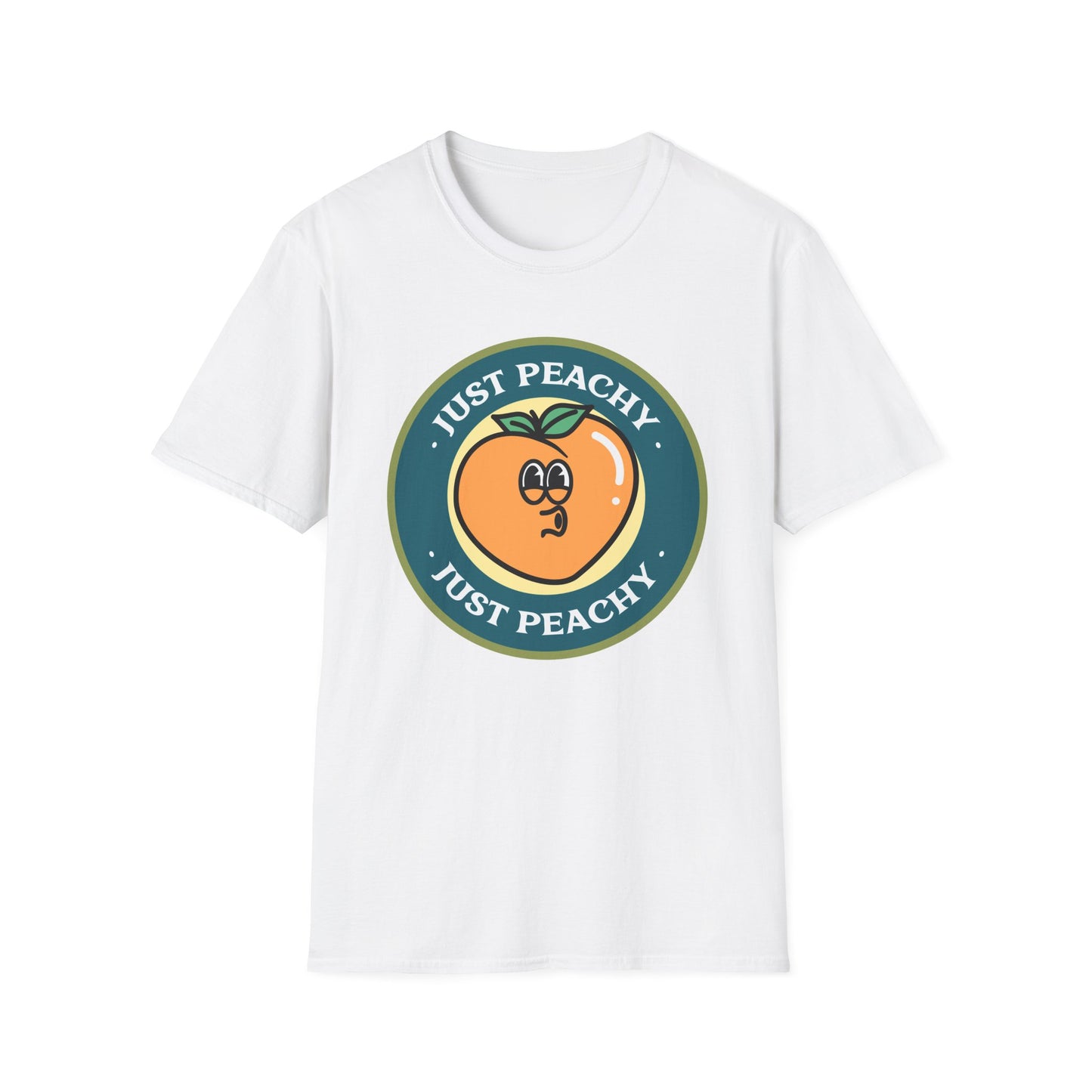 Food Tees, Funny Food T Shirts, Funny T Shirts, Shirt with Fruits, Shirt with Peach