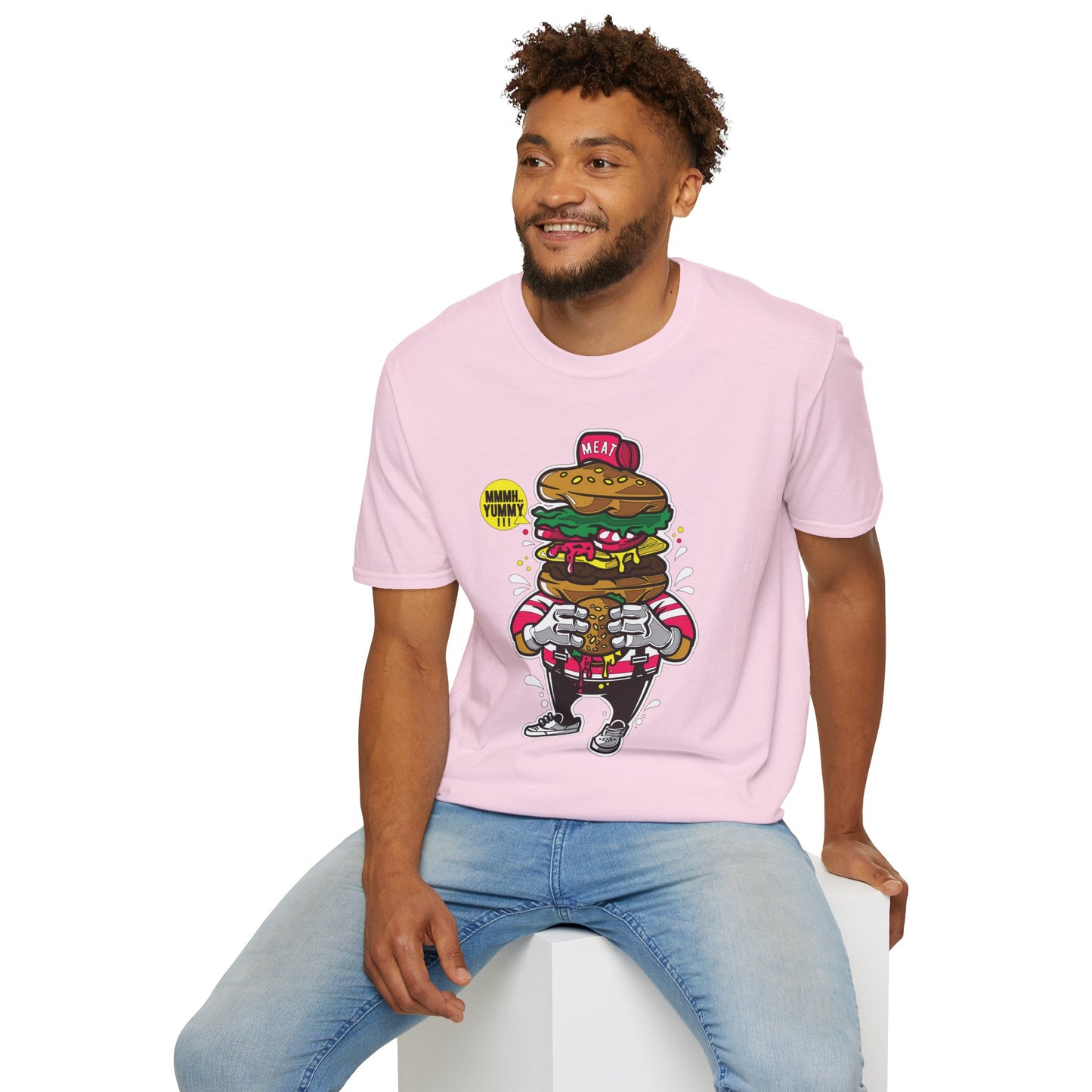 Cartoon T Shirt Animation T Shirt Funny Tee Unisex Gildan Softstyle 64000 Ring Spun Cotton