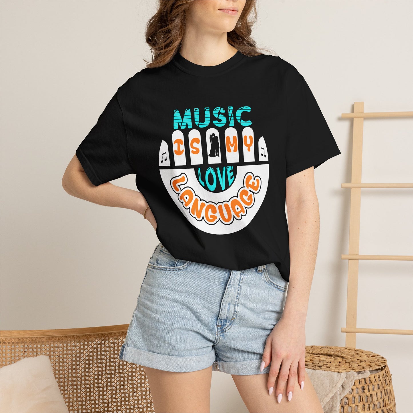 Music Graphic Design Unisex Cotton T-shirt 067