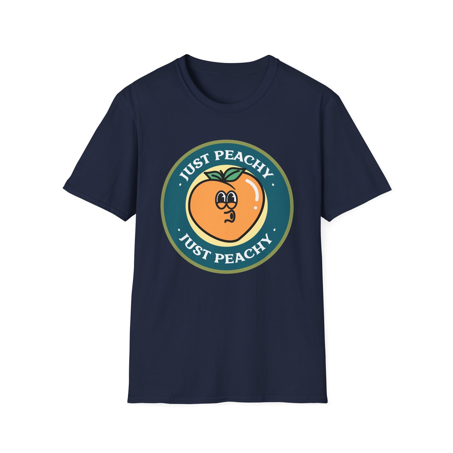 Food Tees, Funny Food T Shirts, Funny T Shirts, Shirt with Fruits, Shirt with Peach