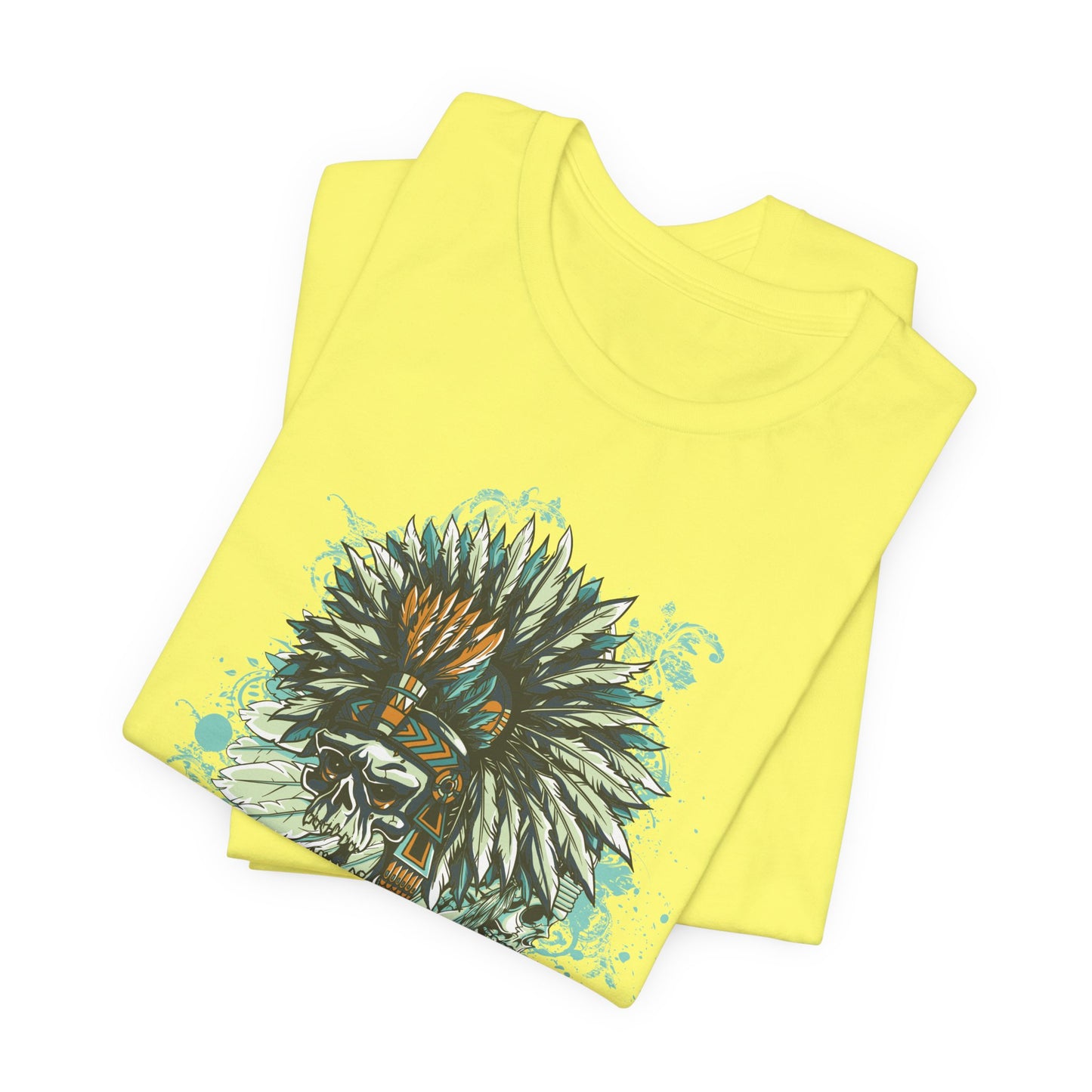 Skull Graphic Design Unisex Cotton Tee Shirt Art-14