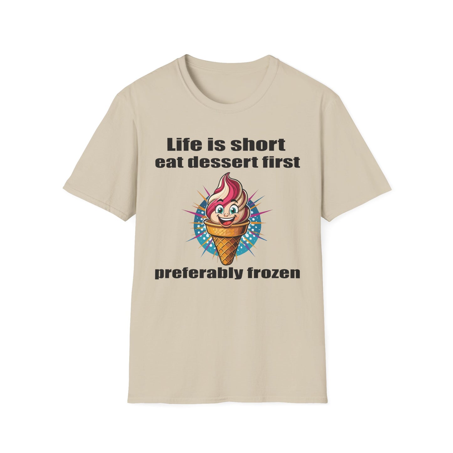 Food Tees, Funny Food T Shirts, Funny T Shirts, Shirt with Food, Junk Food Tees, Shirt with Ice Cream, Ice Cream T-Shirt