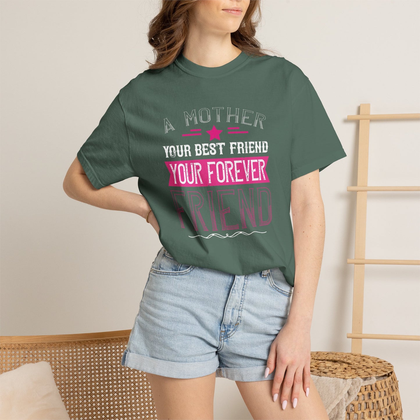 Mom T-shirt Mother Day Mama Tee Unisex Comfort Colors Garment-Dyed Cotton h55