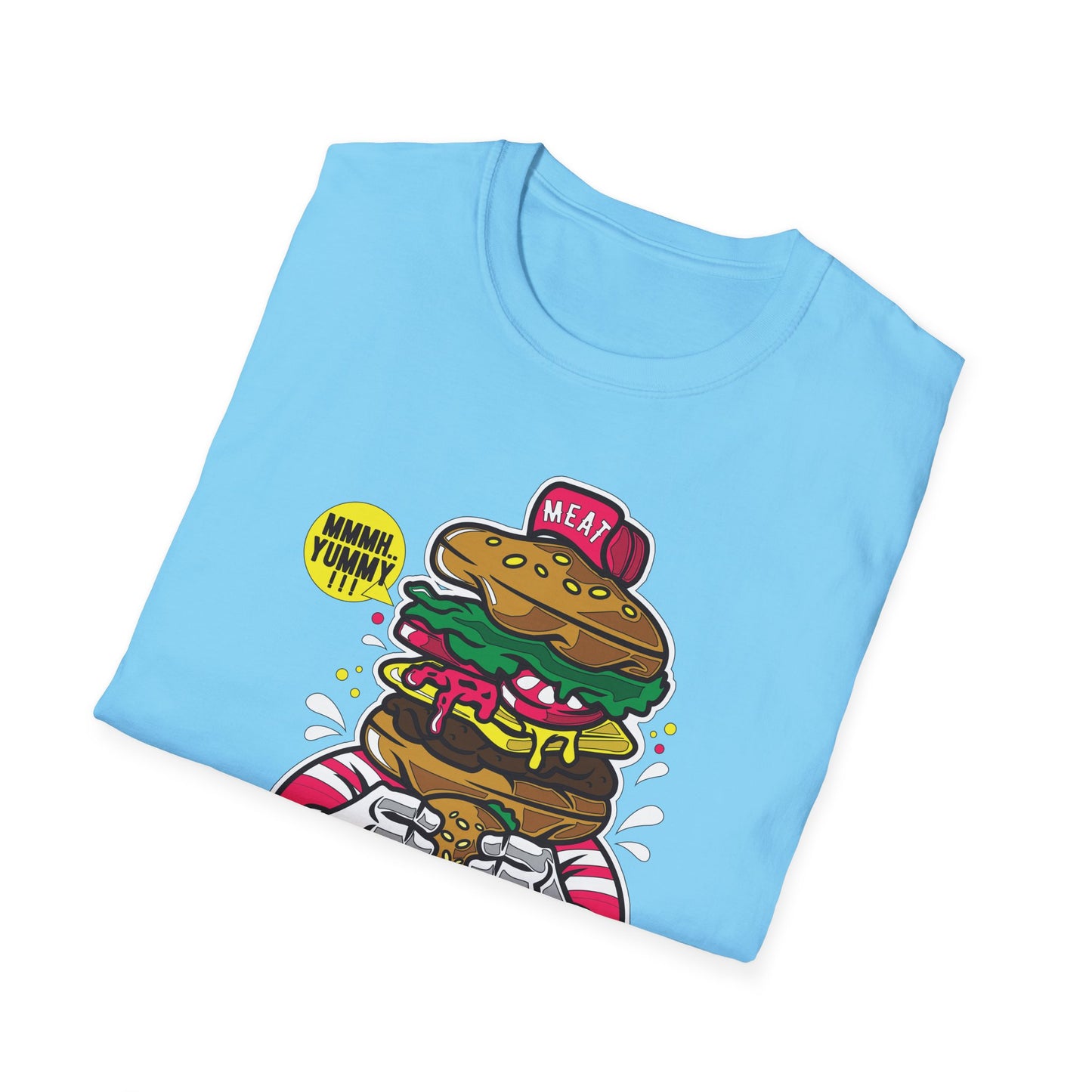 Cartoon T Shirt Animation T Shirt Funny Tee Unisex Gildan Softstyle 64000 Ring Spun Cotton