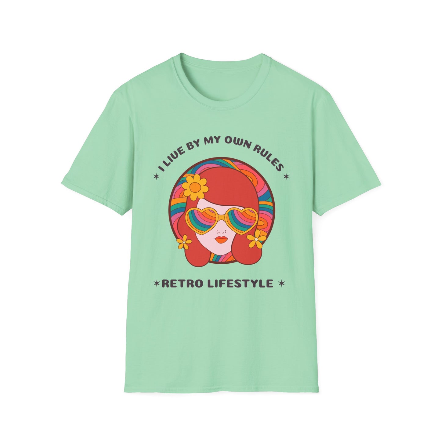 Retro T Shirt, Retro Design Shirt, Retro Art Tee Shirt, T-shirt with Retro Style
