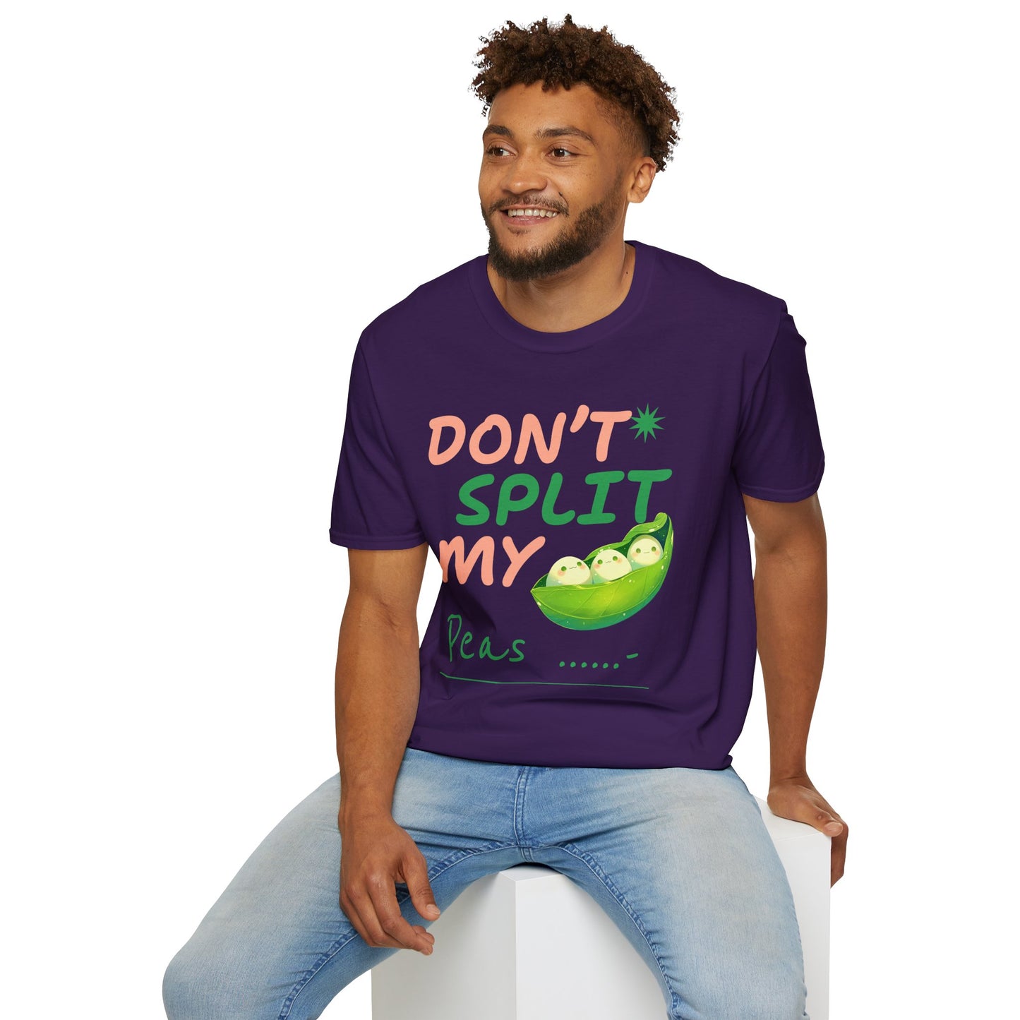 Food Tees, Funny Food T Shirts, Funny T Shirts, Shirt with Vegetables, Shirt with Peas