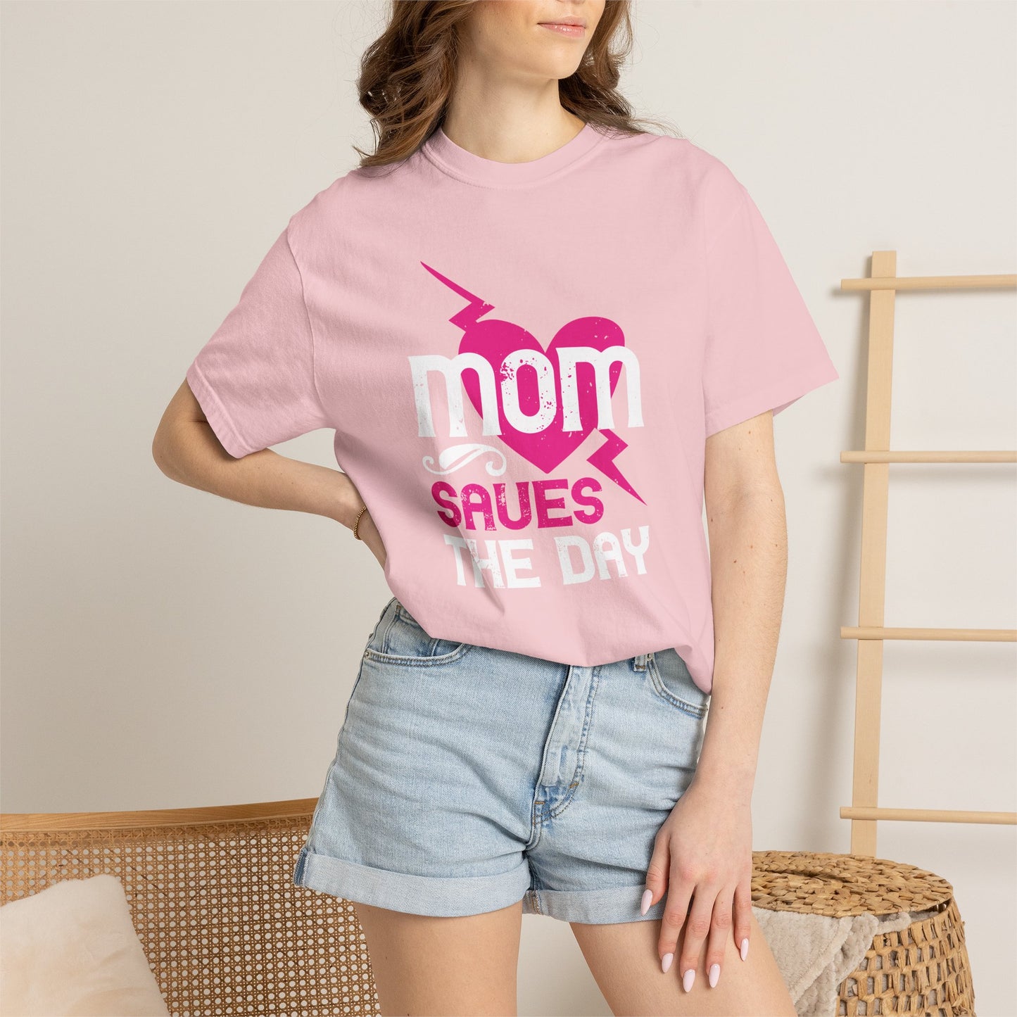Mom T-shirt Mother Day Mama Tee Unisex Comfort Colors Garment-Dyed Cotton h80