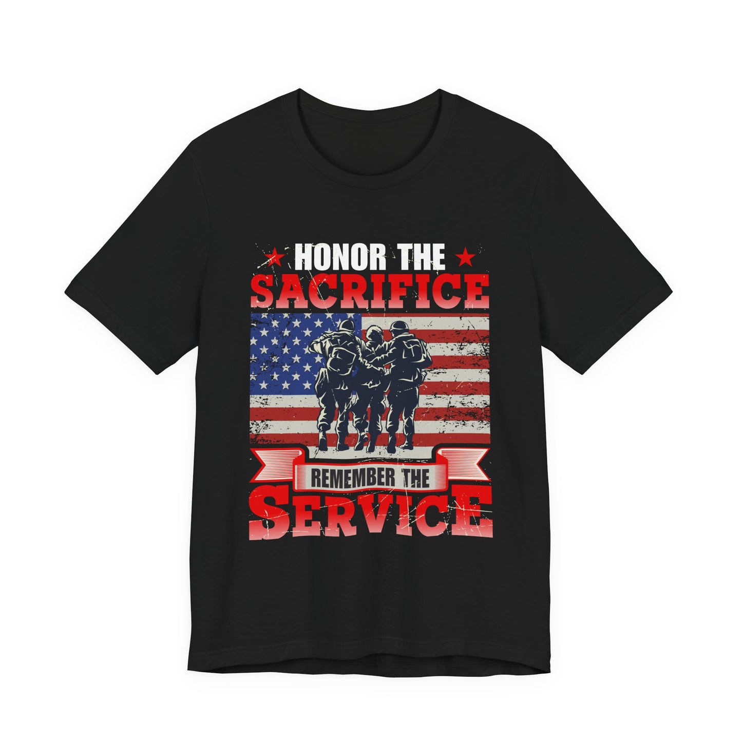 American Flag Graphic Unisex Cotton T-Shirt v24