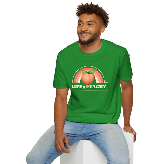 Food Tees, Funny Food T Shirts, Funny T Shirts, Shirt with Fruits, Shirt with Peach