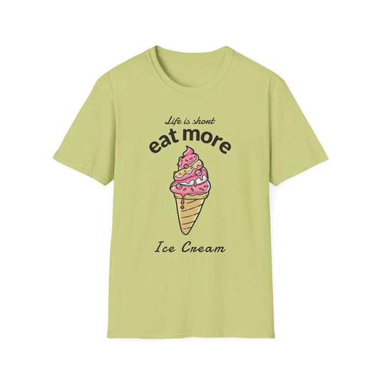 Food Tees, Funny Food T Shirts, Funny T Shirts, Shirt with Food, Junk Food Tees, Shirt with Ice Cream, Ice Cream T-Shirt