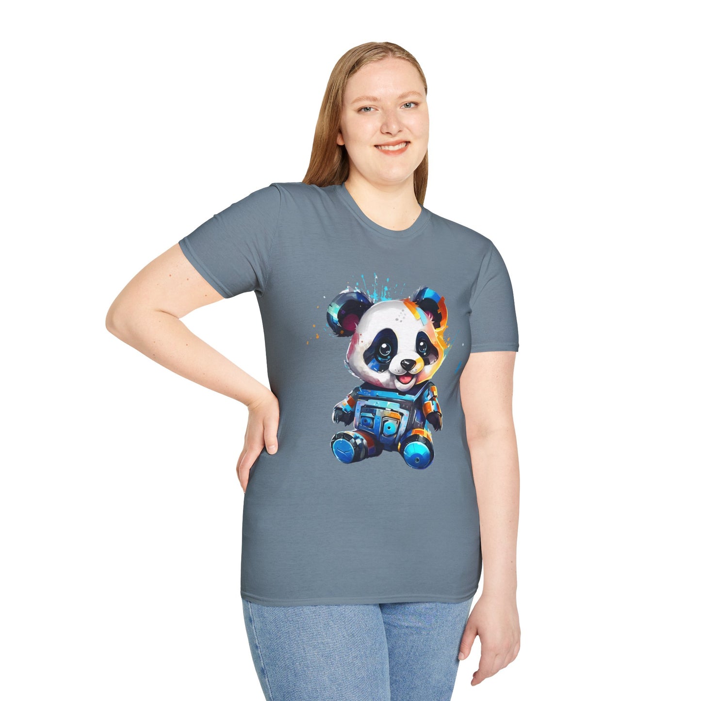 Animals Tees, Funny Animals Shirt, T Shirts with Funny Animals, T-Shirt with Panda, Panda Tees