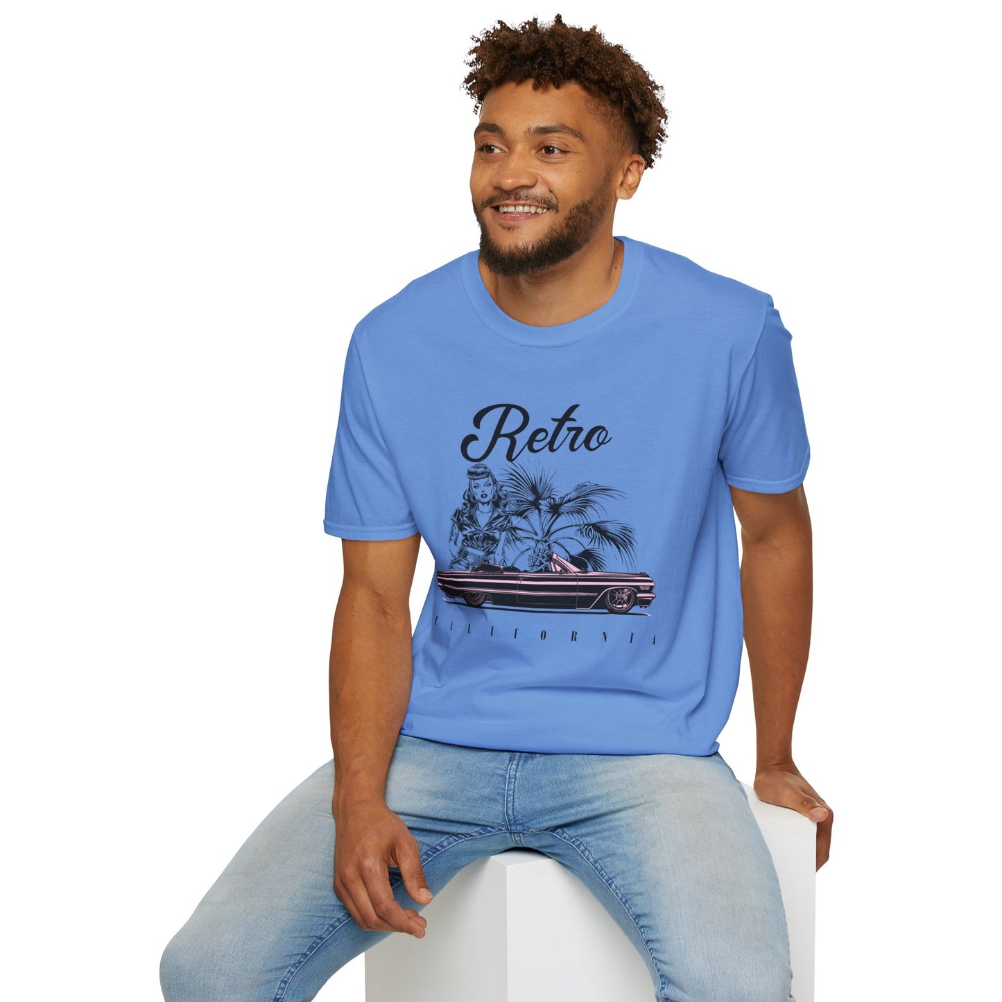 Retro T Shirt, Retro Design Shirt, Retro Art Tee Shirt, T-shirt with Retro Style