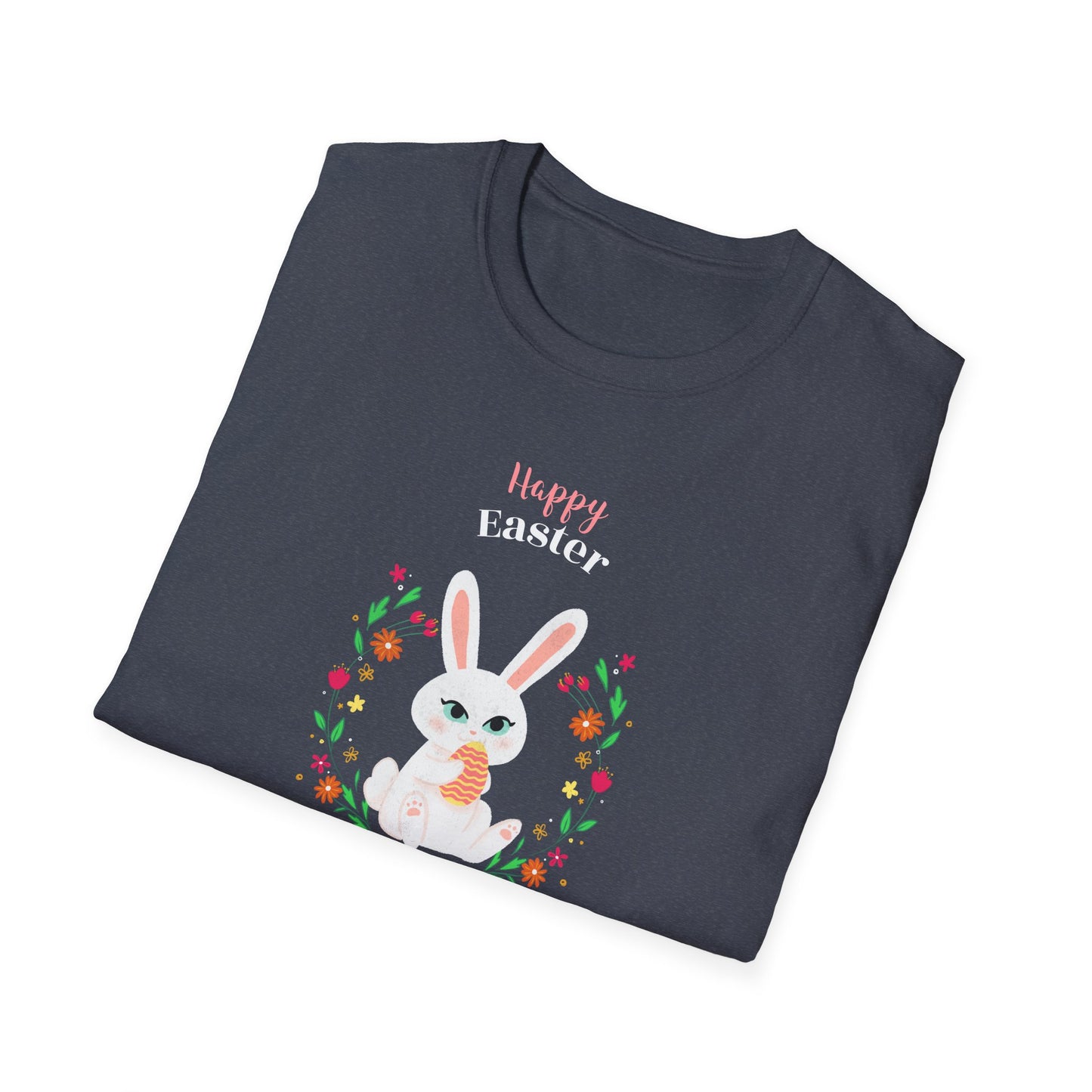 Easter Bunny T-Shirt, Tee Shirt with Easter Signature, T Shirt with Easter Prints, Tee Shirt with Easter Design - 12