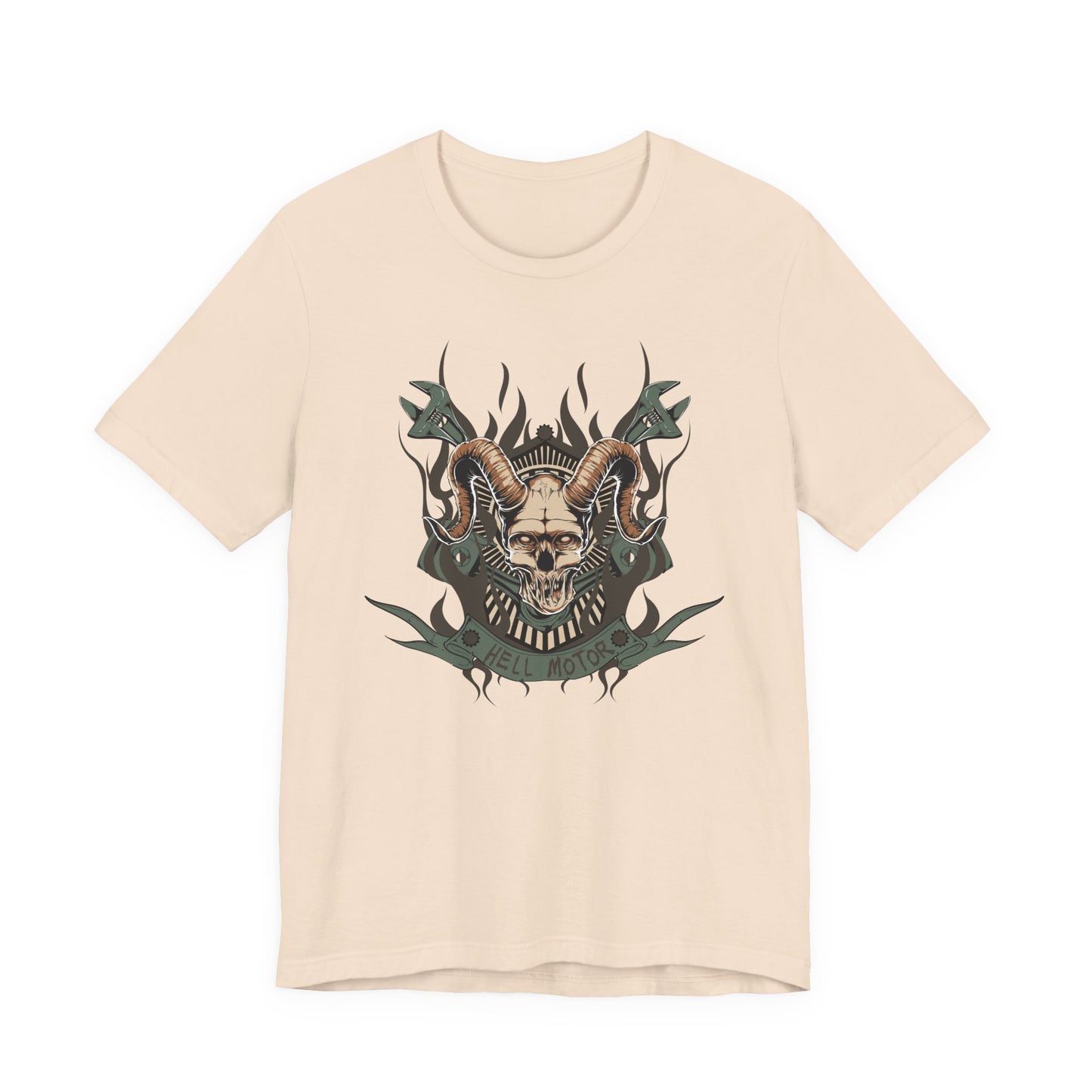 Gothic Skull Graphic Design Unisex Cotton Tee Art-49