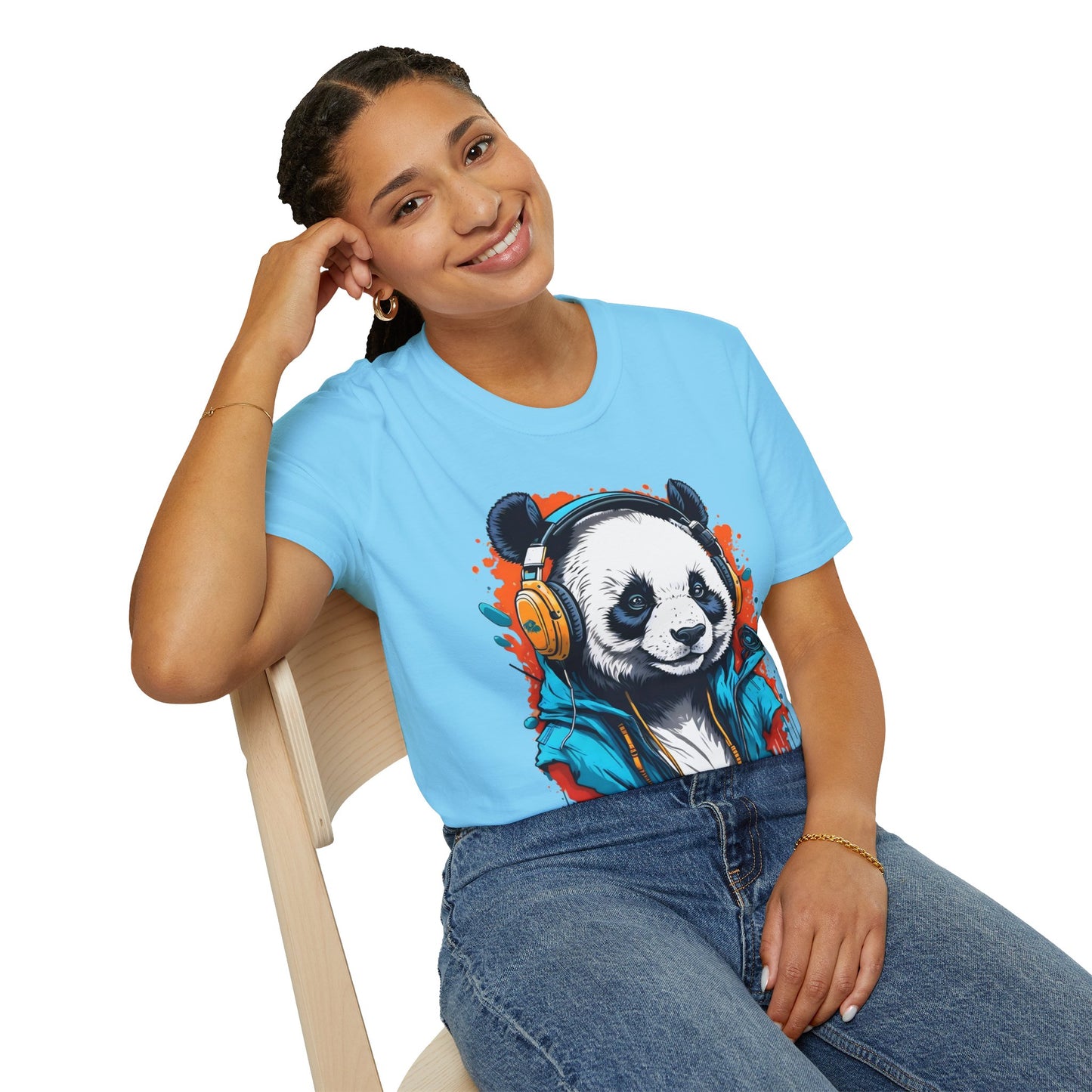 Animals Tees, Funny Animals Shirt, T Shirts with Funny Animals, T-Shirt with Panda, Panda Tees
