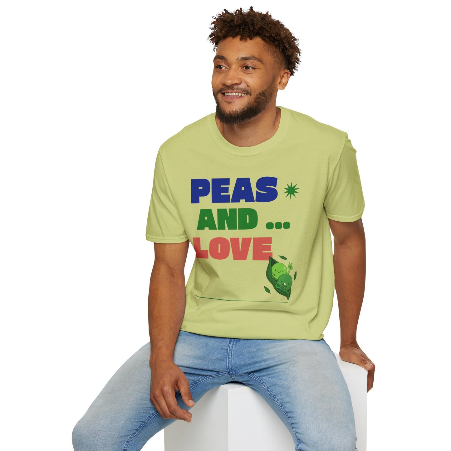 Food Tees, Funny Food T Shirts, Funny T Shirts, Shirt with Vegetables, Shirt with Peas